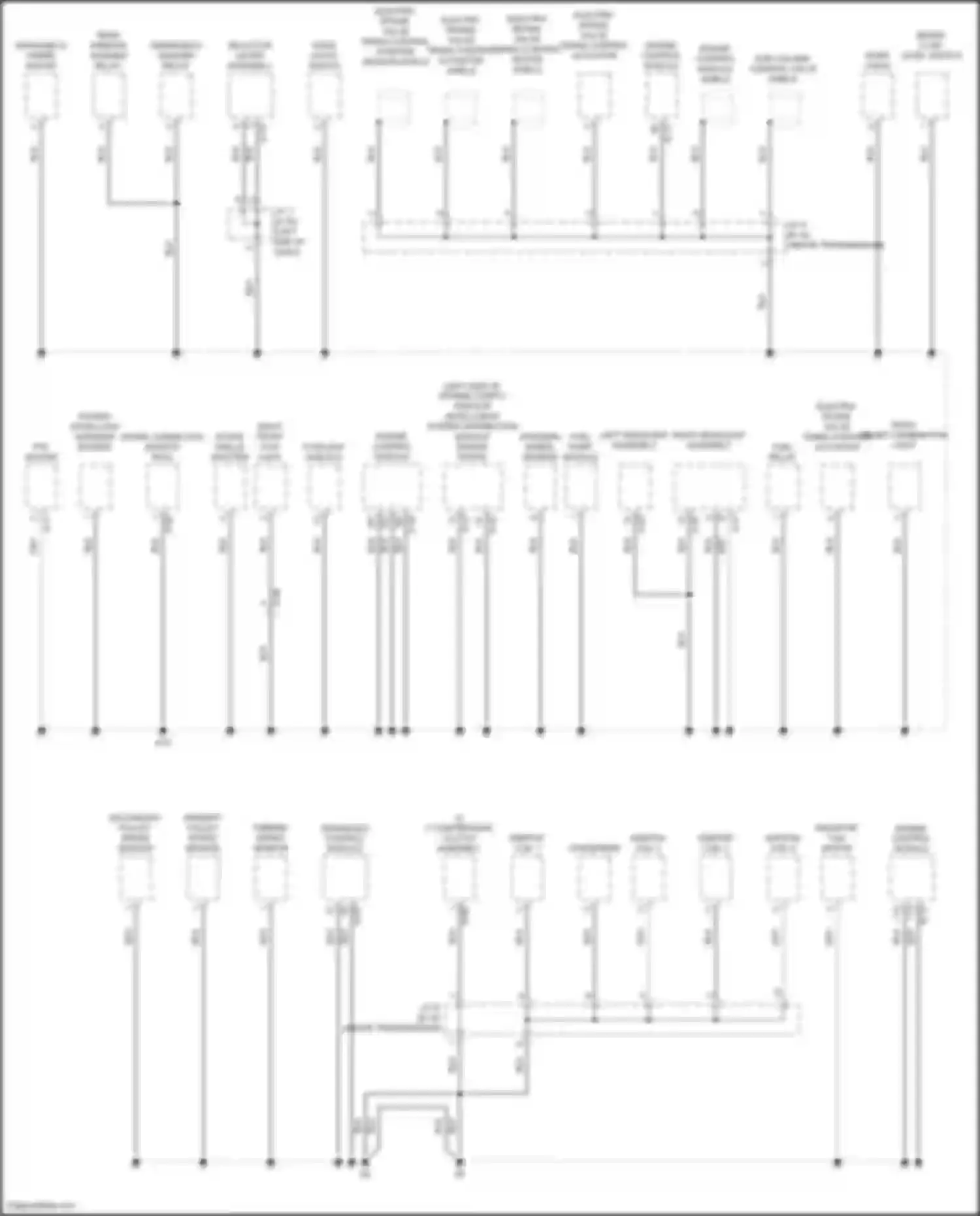 Outlander Mitsubishi IV (2021-2024): Ground distribution circuit (4 of 5)