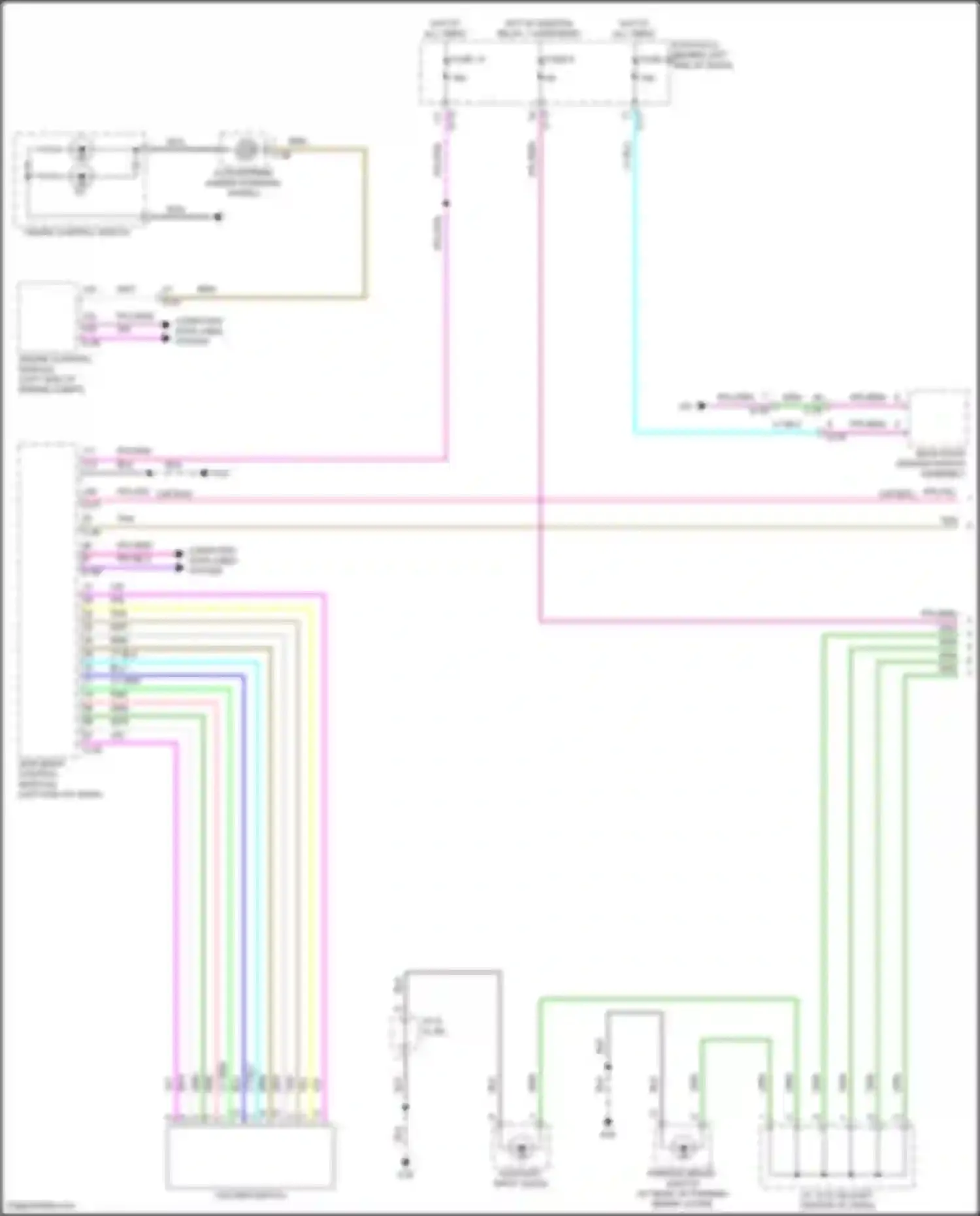 Outlander Mitsubishi IV (2021-2024): Instrument illumination circuit (1 of 2)