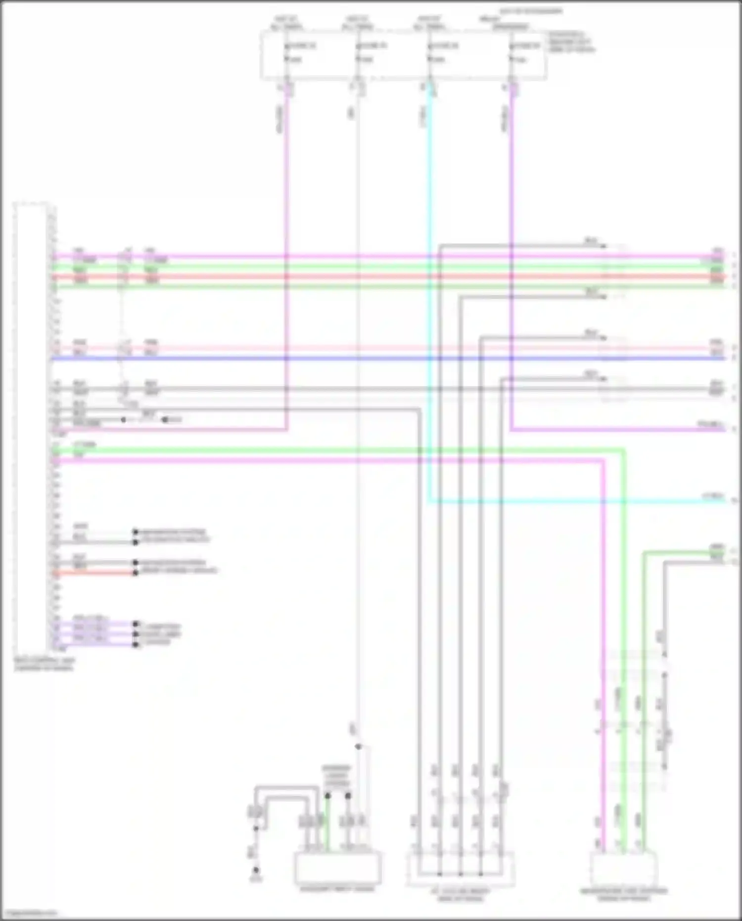 Outlander Mitsubishi IV (2021-2024): Navigation circuit, w/ bose (1 of 3)
