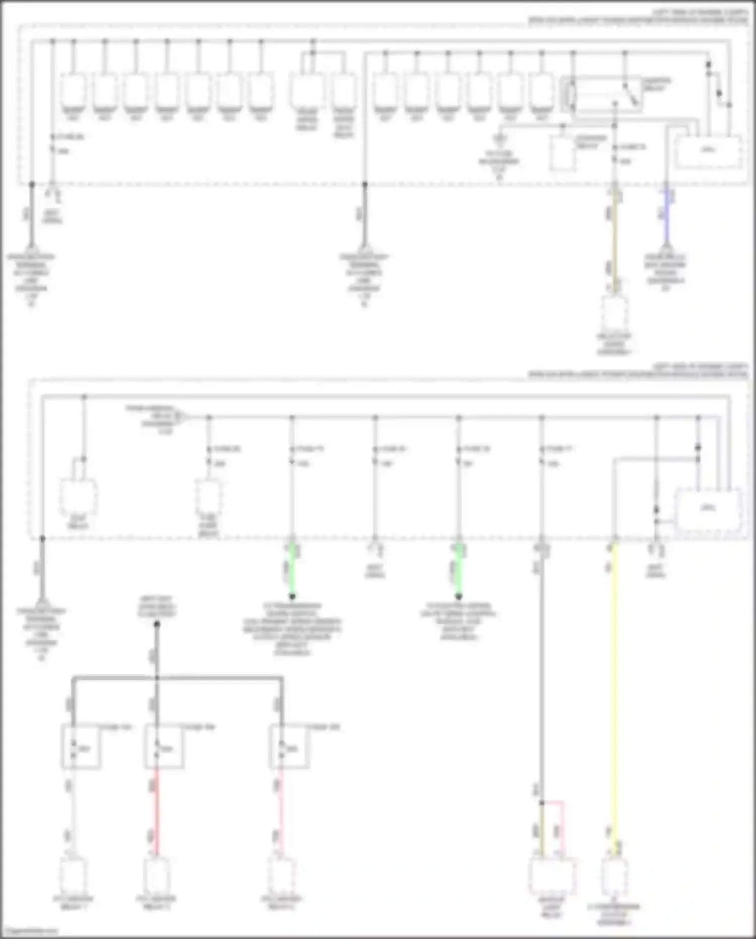 Outlander Mitsubishi IV (2021-2024): Power distribution circuit (5 of 6)