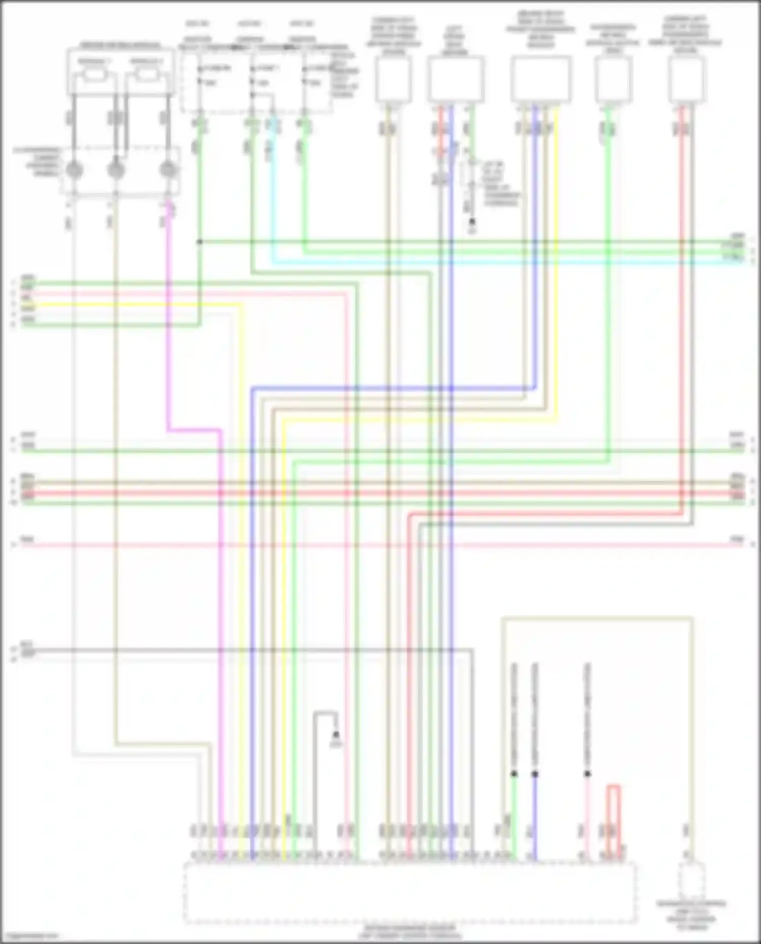 Outlander Mitsubishi IV (2021-2024): Supplemental restraints circuit (2 of 3)