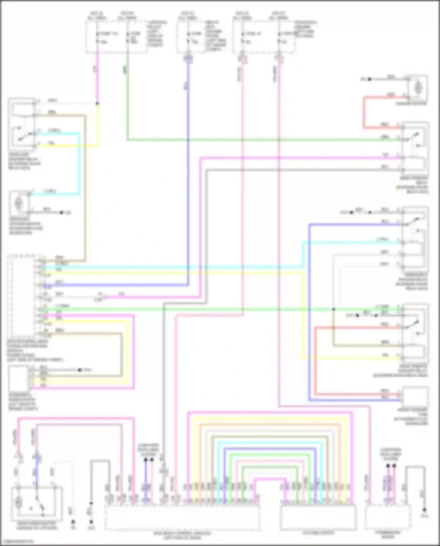 Outlander Mitsubishi IV (2021-2024): Wiper/washer circuit