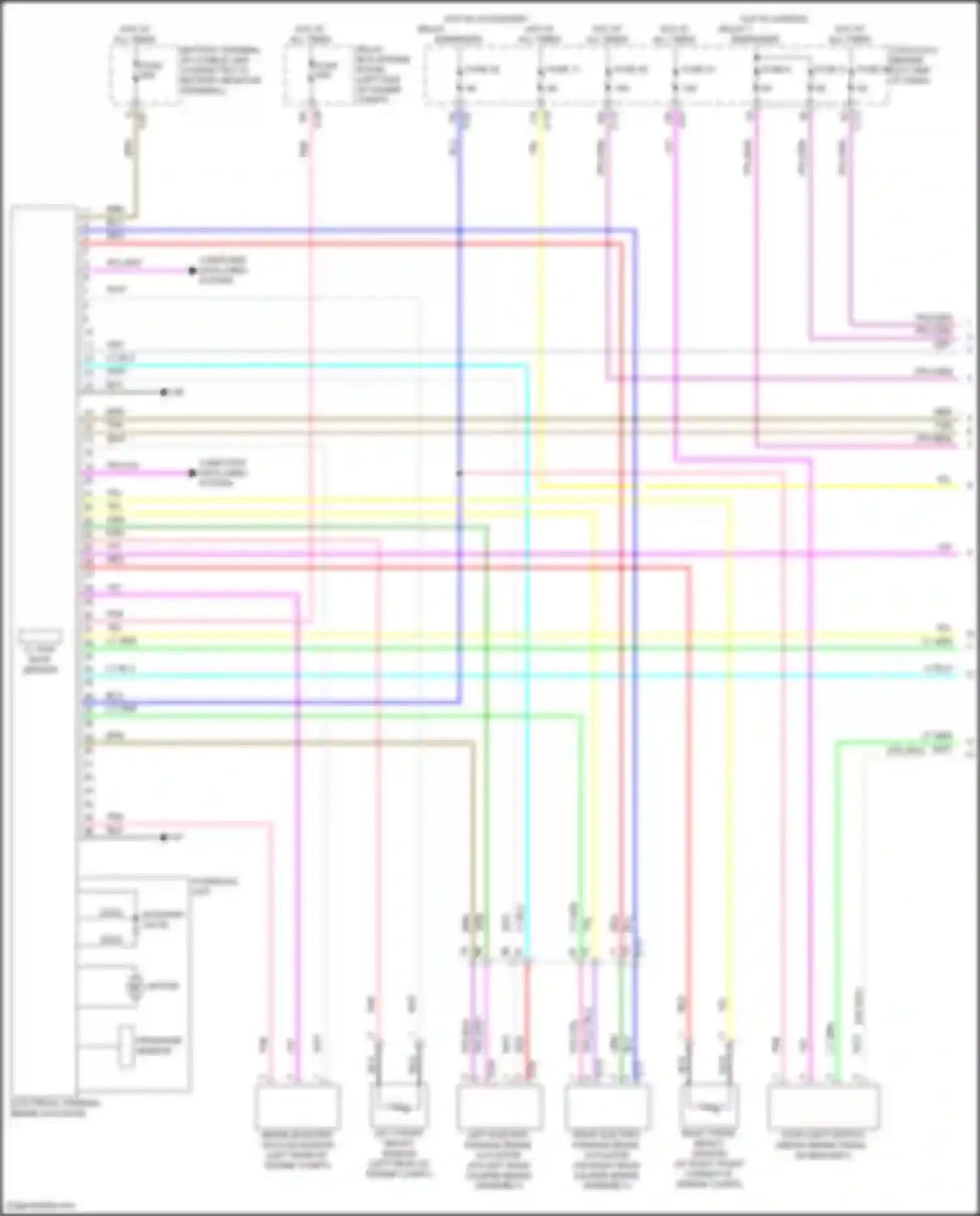 Wiring diagram solenoid valve for Mitsubishi Outlander IV (2021-2024)