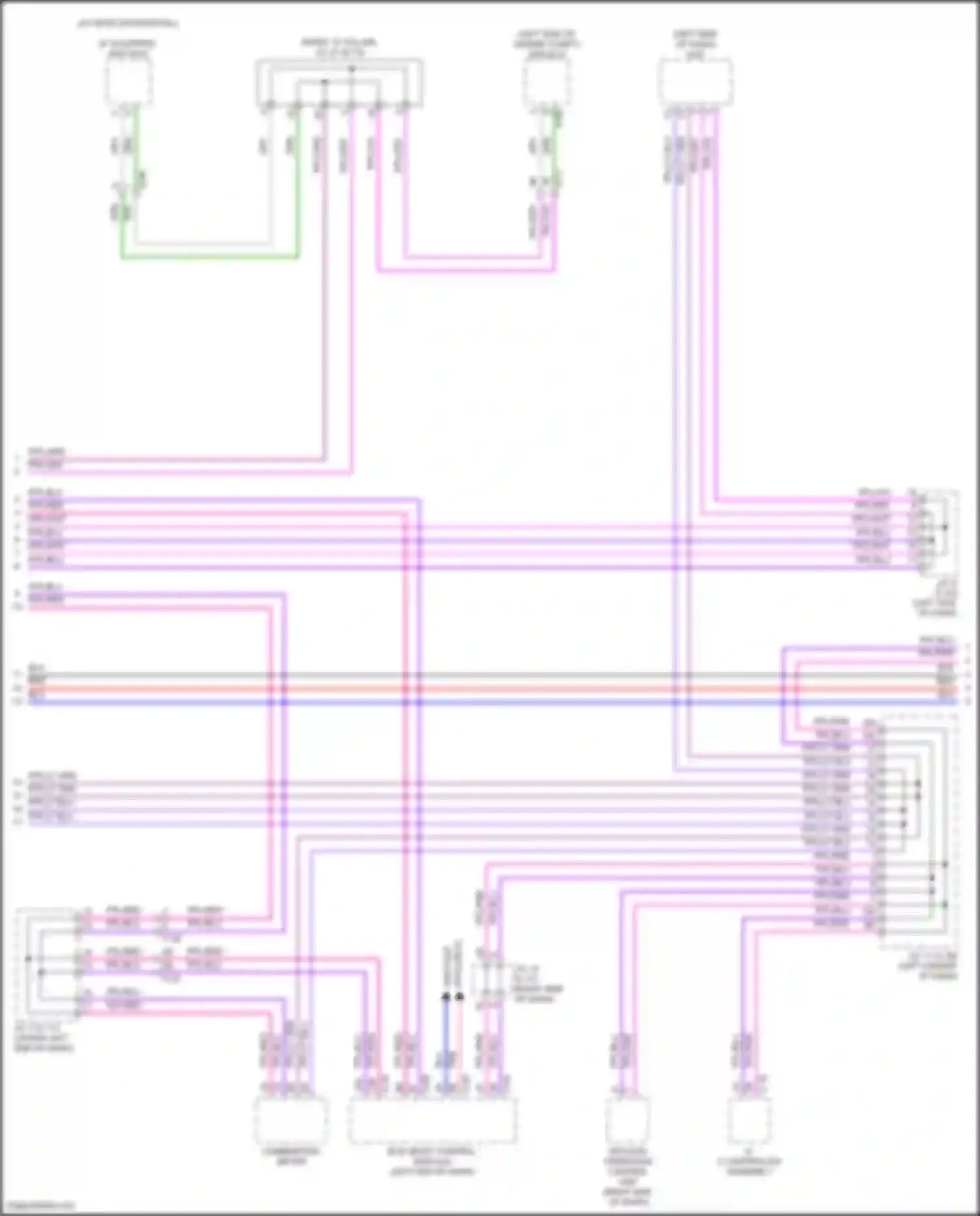 Wiring diagram a-50 for Mitsubishi Outlander IV (2021-2024) (1 of 3)
