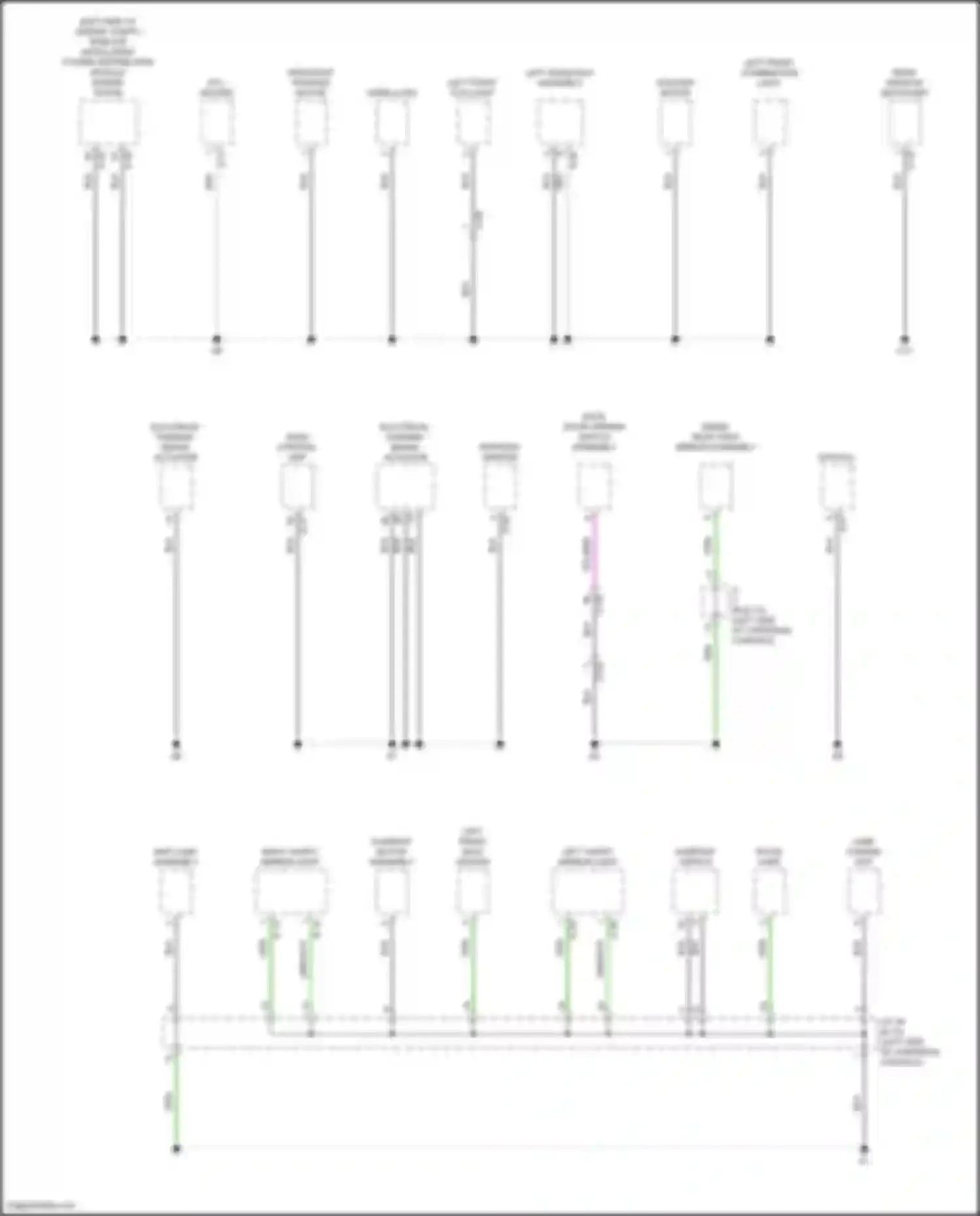 Wiring diagram adas control unit for Mitsubishi Outlander IV (2021-2024) (2 of 3)
