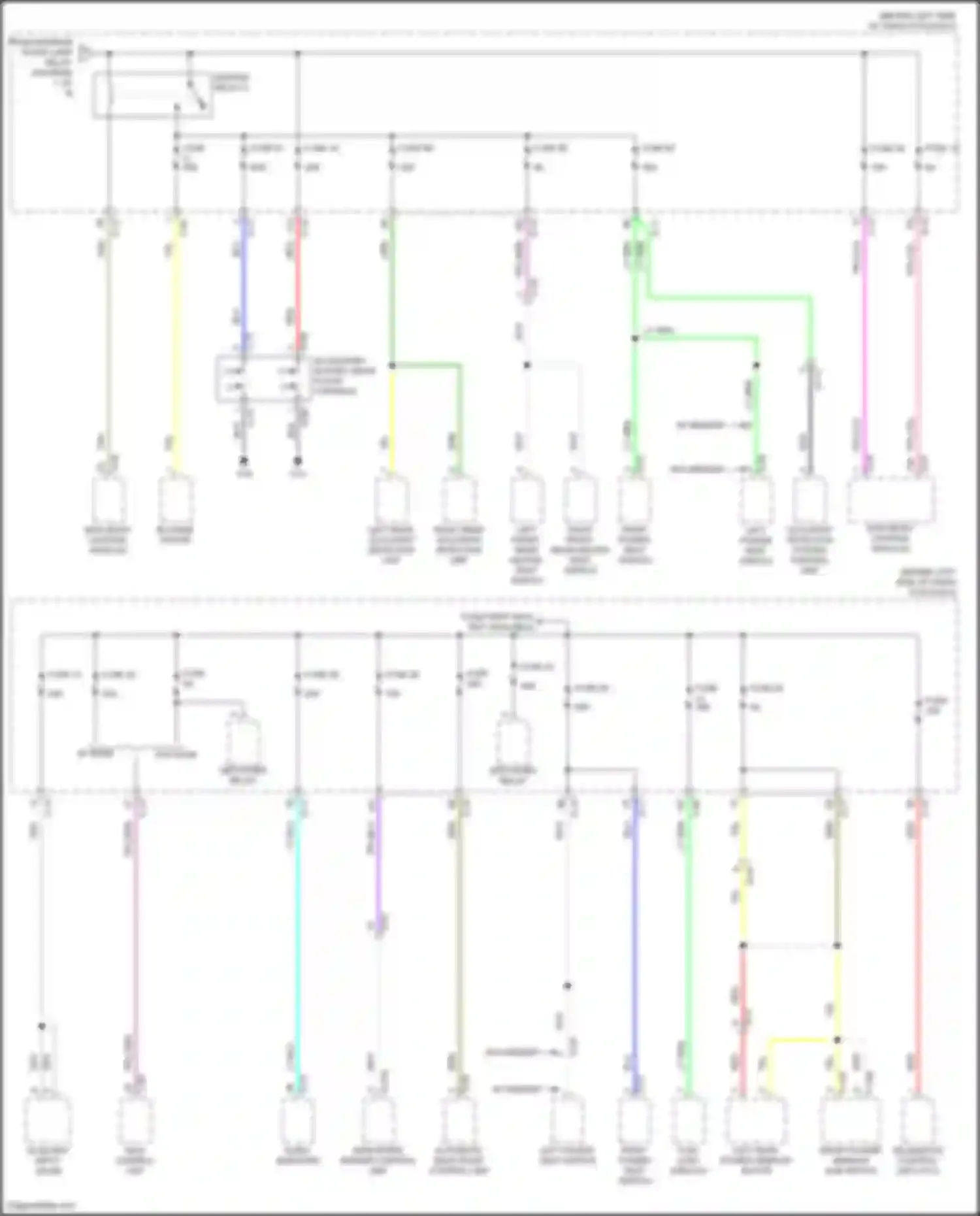 Wiring diagram audio amplifier for Mitsubishi Outlander IV (2021-2024) (2 of 2)