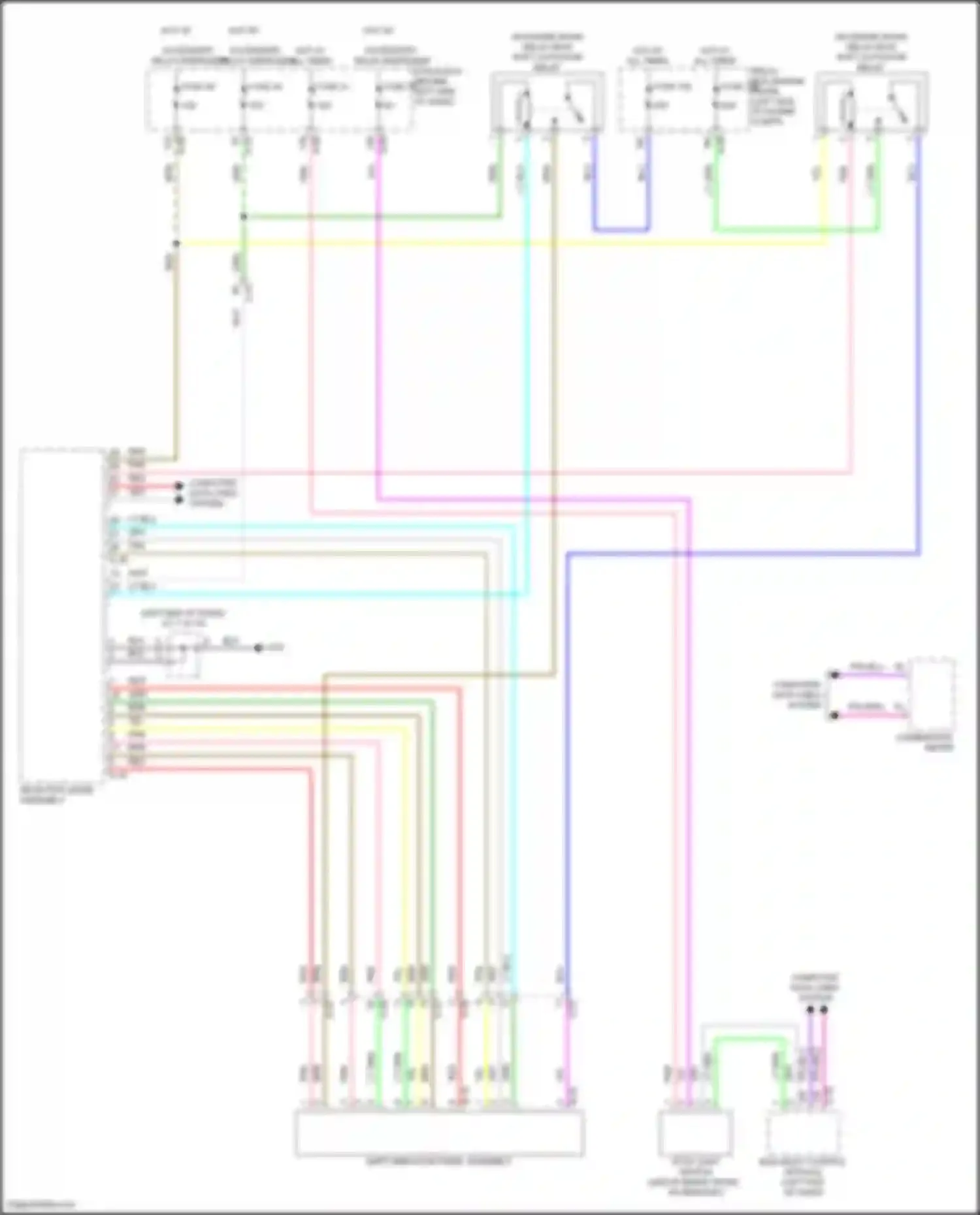 Wiring diagram c-01 for Mitsubishi Outlander IV (2021-2024) (10 of 24)