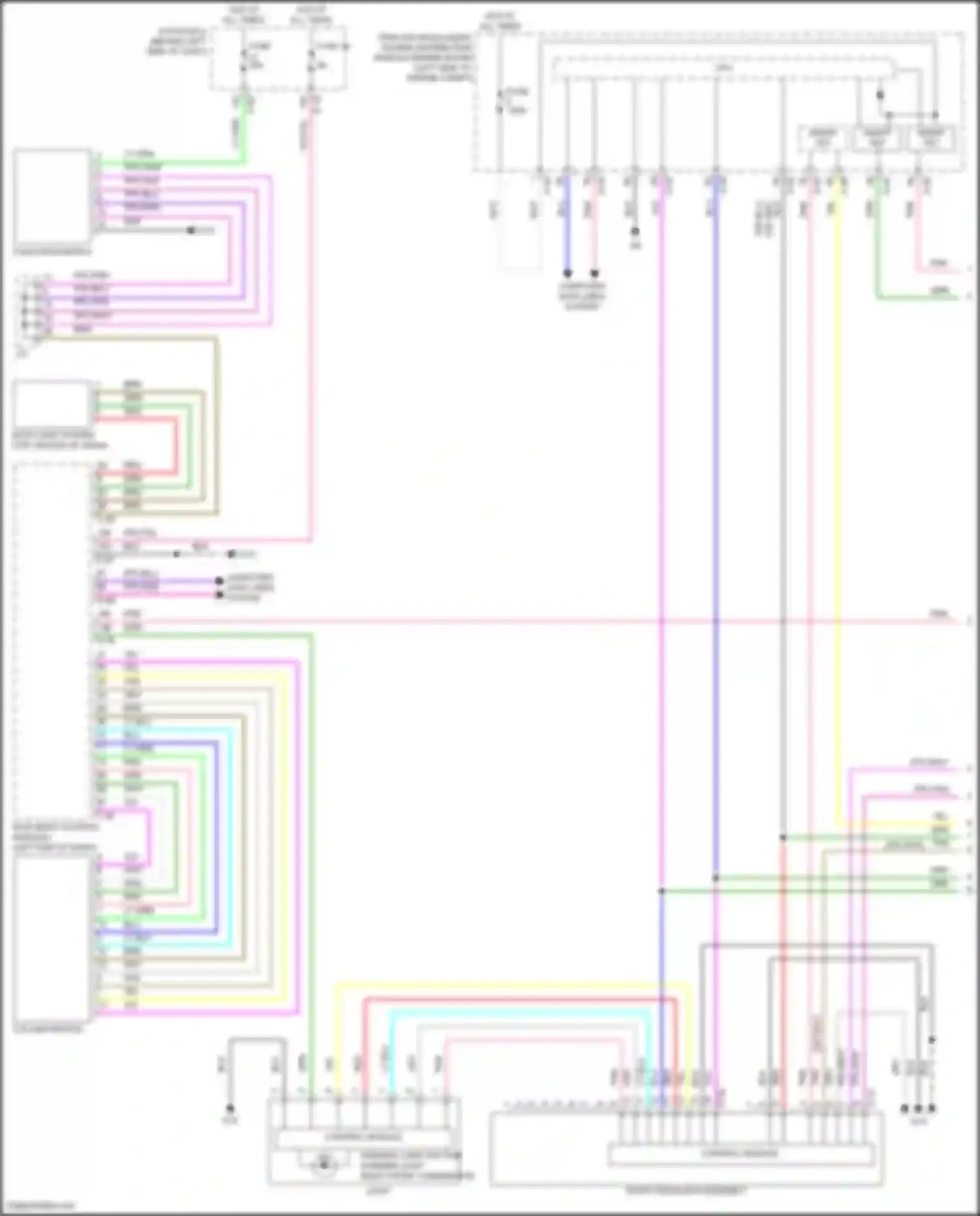 Wiring diagram ppl/wht for Mitsubishi Outlander IV (2021-2024)