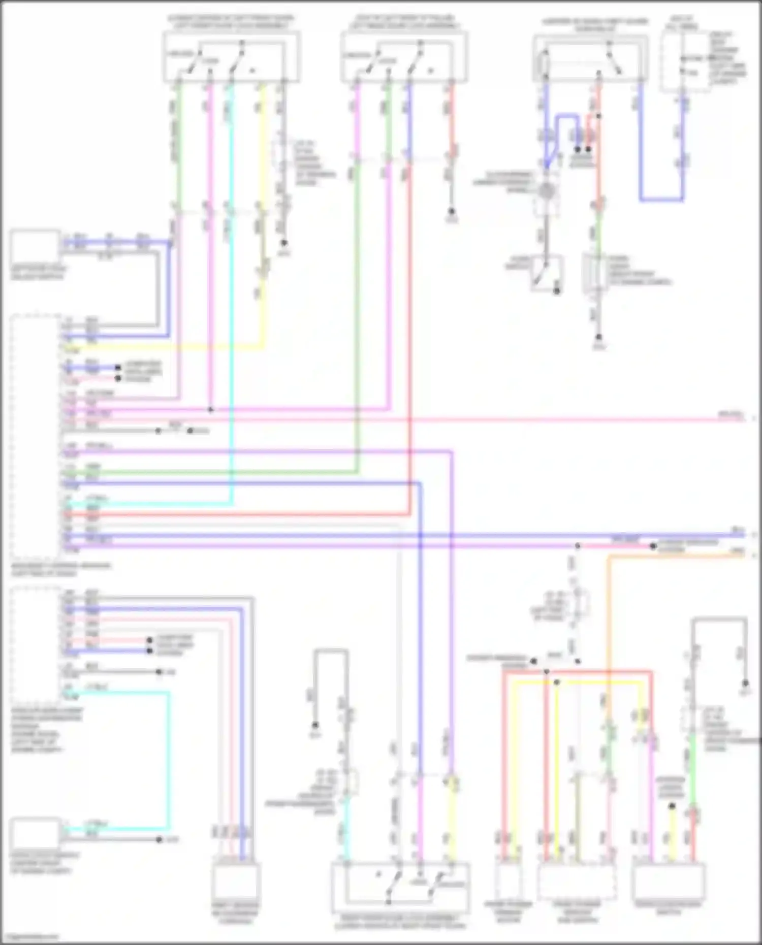 Wiring diagram d-18 for Mitsubishi Outlander IV (2021-2024) (1 of 16)