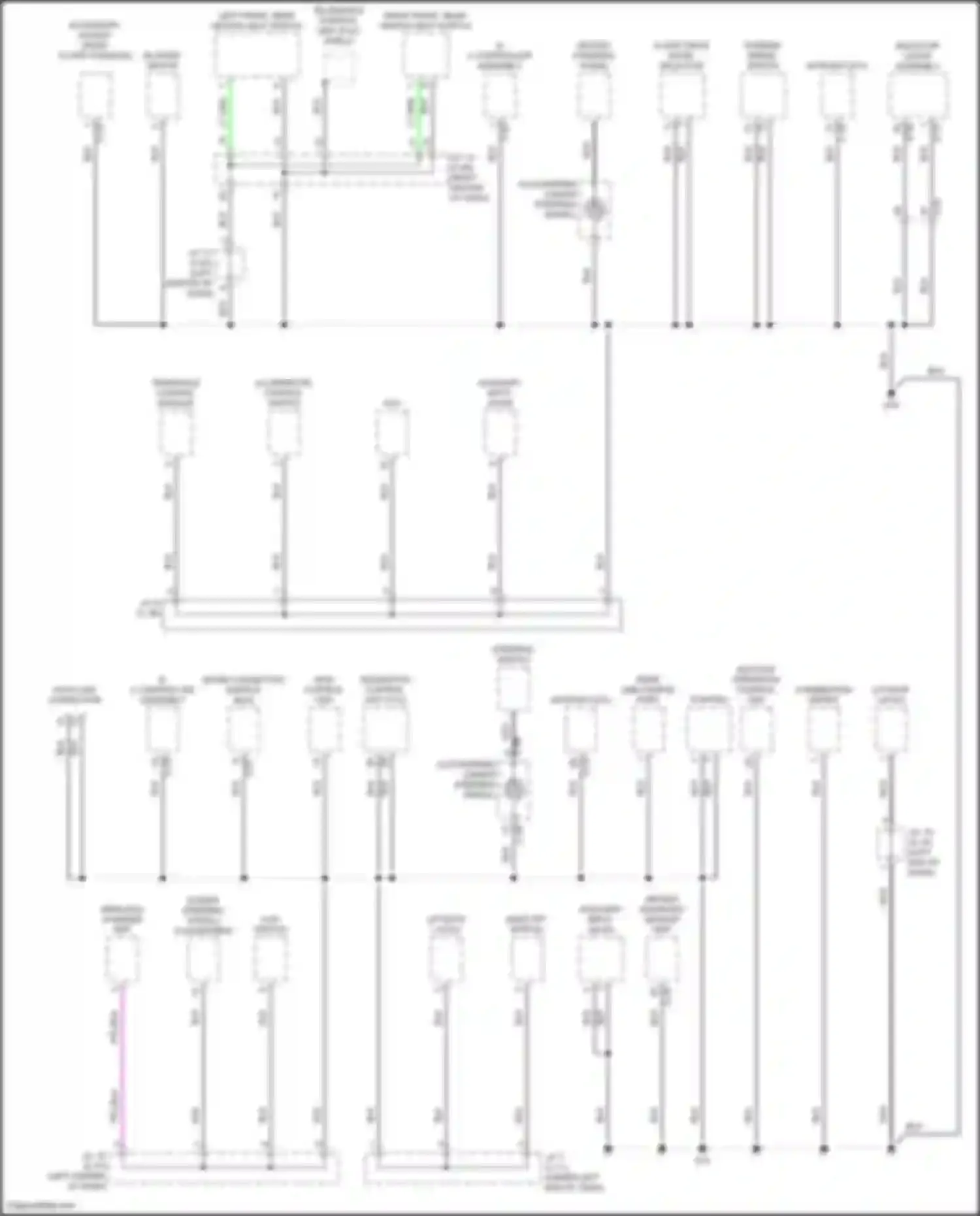 Wiring diagram blower motor for Mitsubishi Outlander IV (2021-2024)