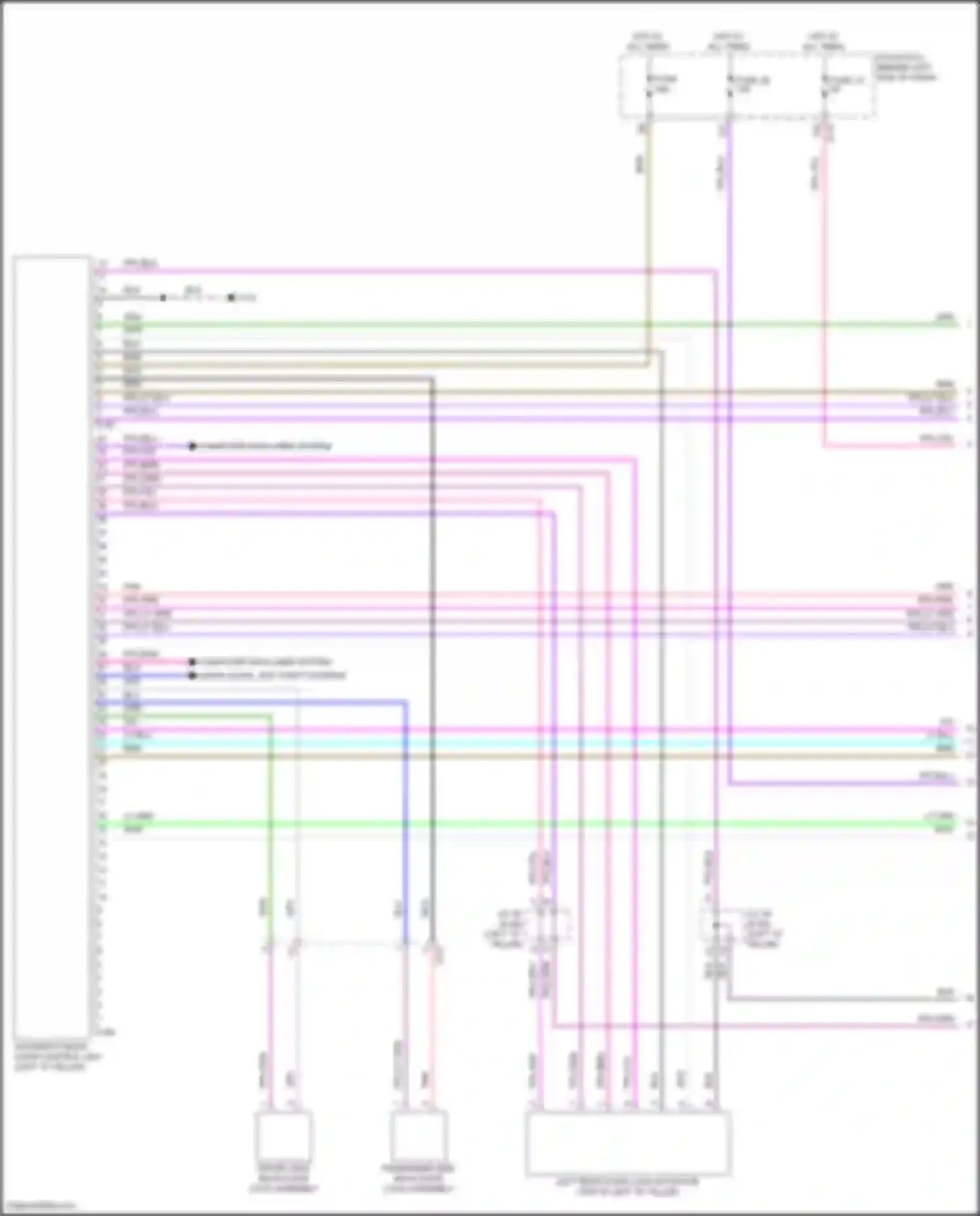 Wiring diagram ppl/pnk for Mitsubishi Outlander IV (2021-2024)