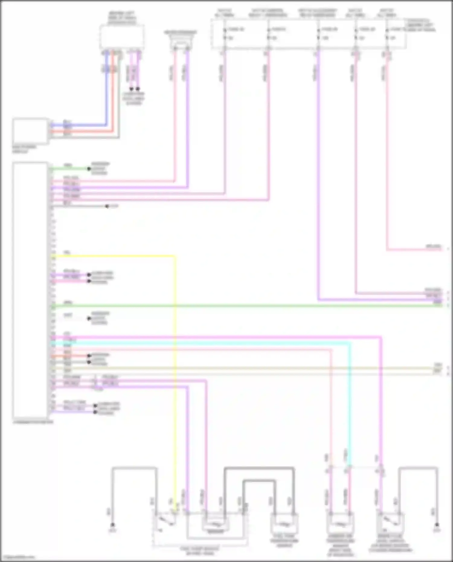 Wiring diagram ppl/wht for Mitsubishi Outlander IV (2021-2024)
