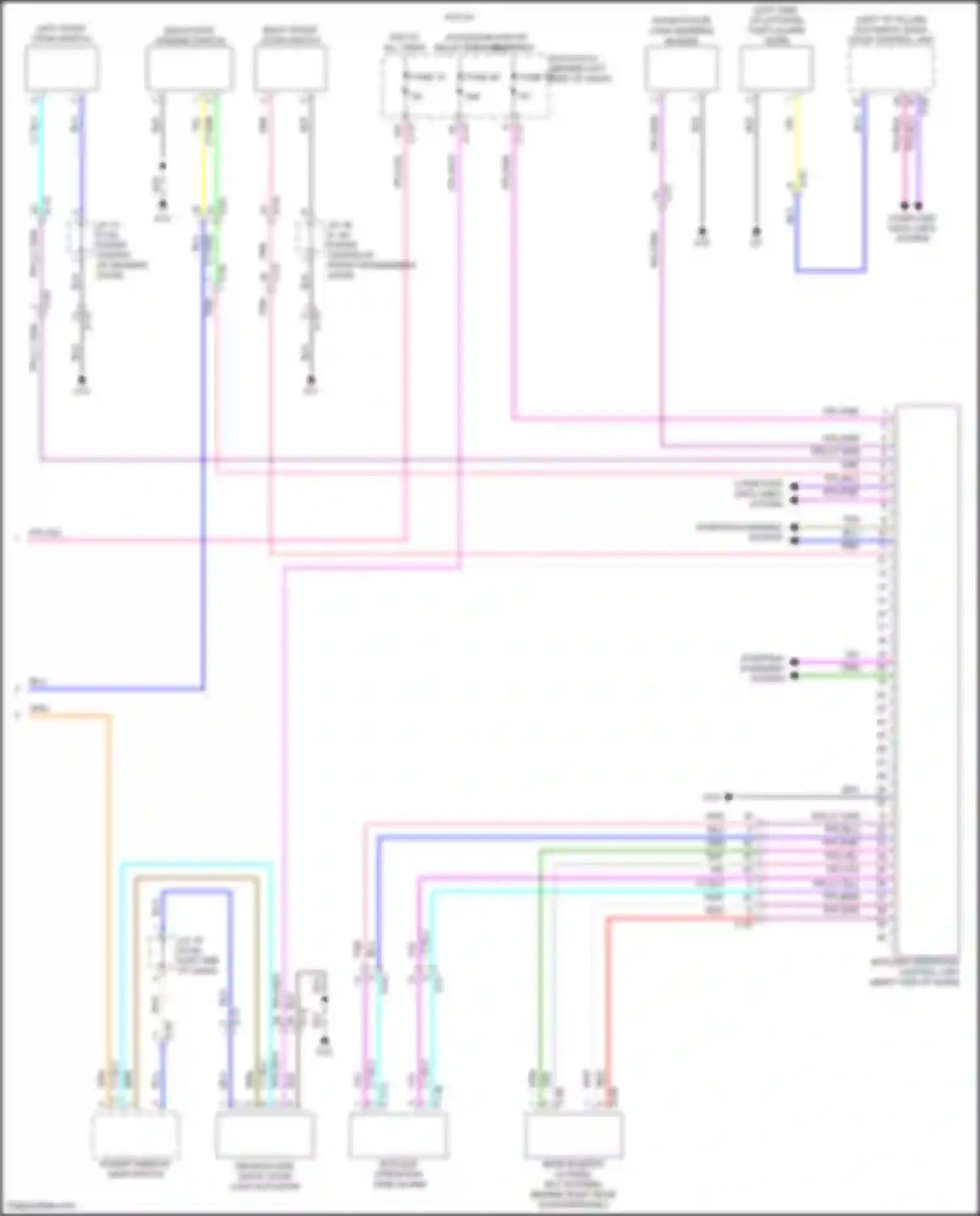 Wiring diagram theft- alarm horn for Mitsubishi Outlander IV (2021-2024)