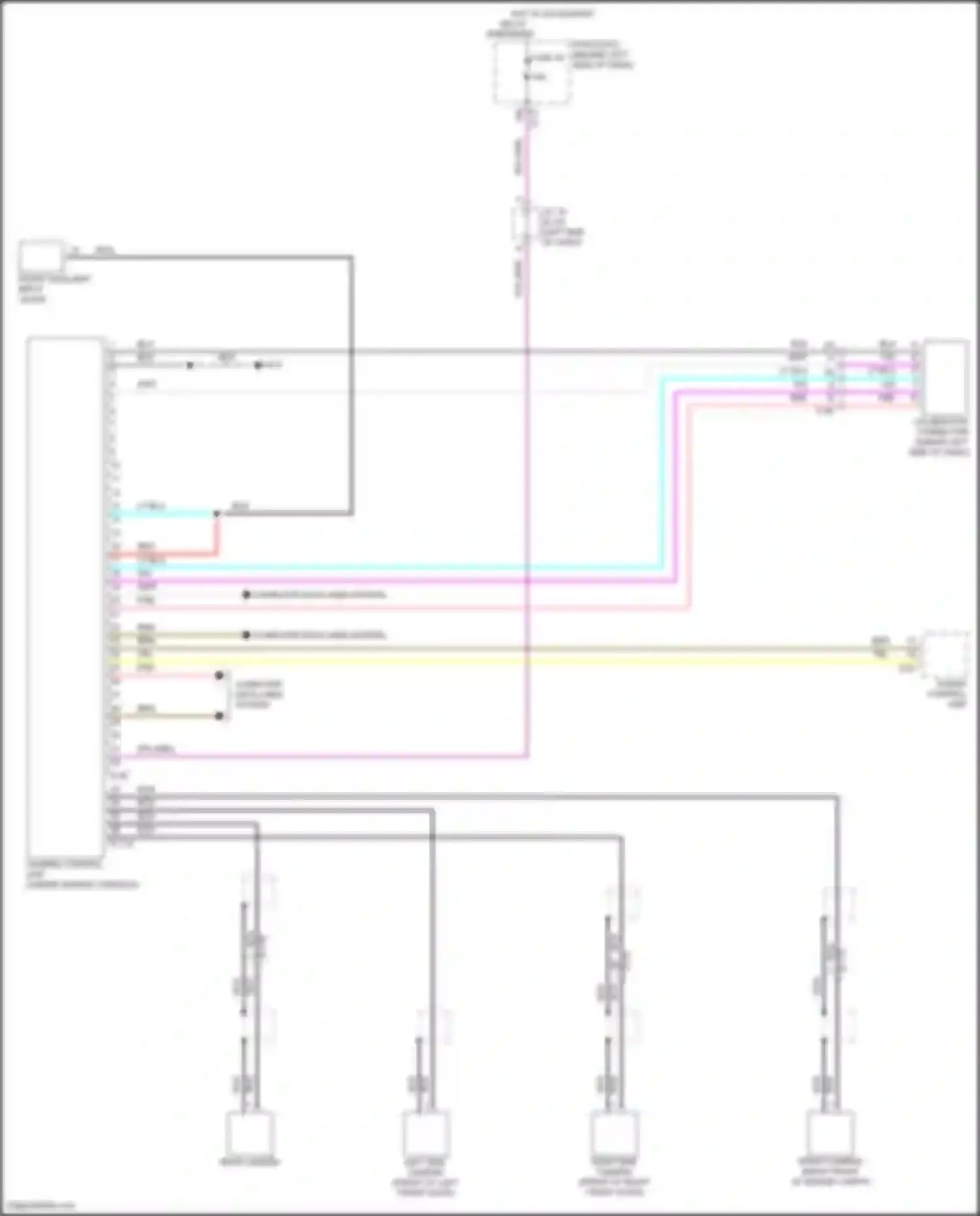 Wiring diagram d-40 for Mitsubishi Outlander IV (2021-2024)