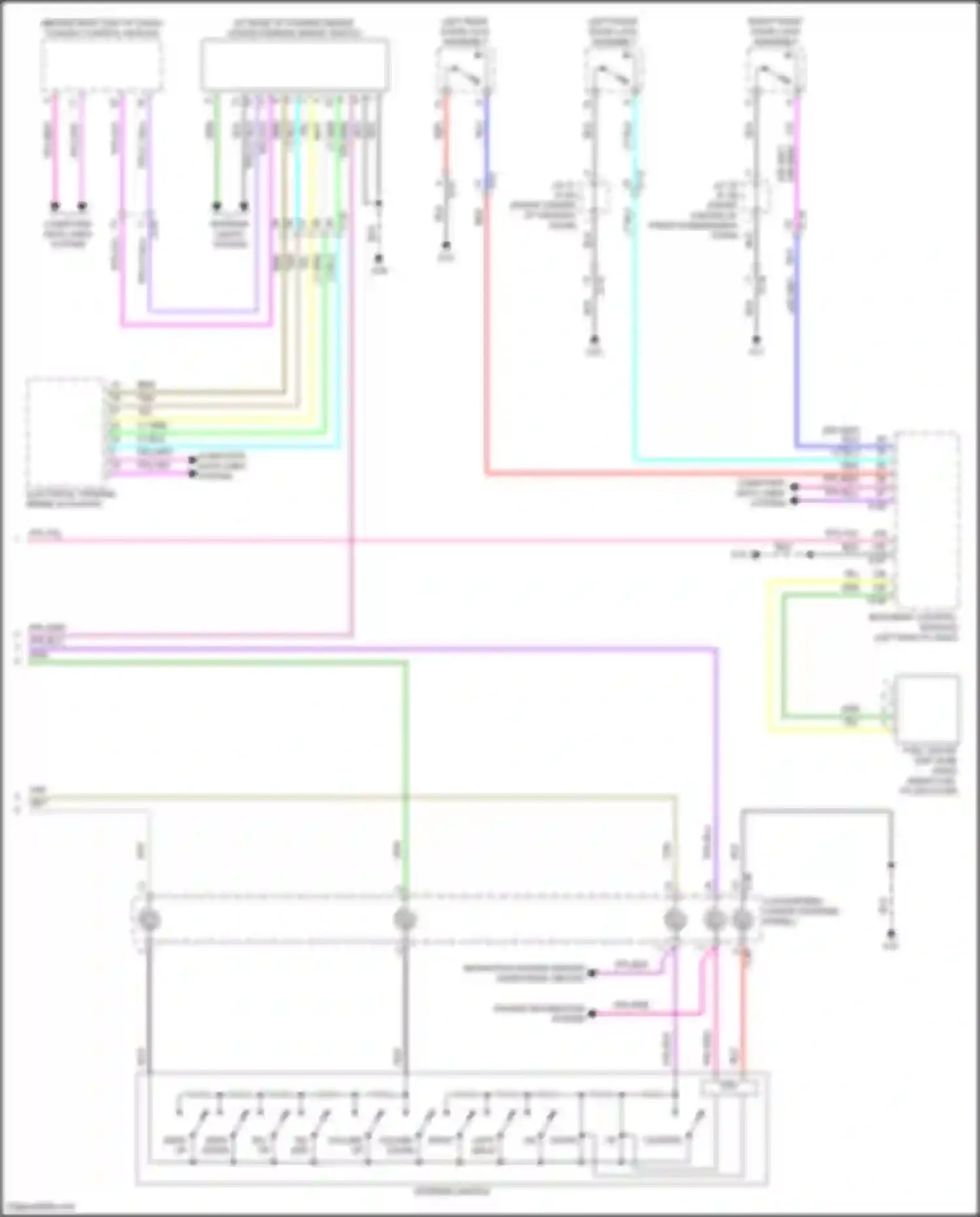 Wiring diagram lt blu for Mitsubishi Outlander IV (2021-2024) (33 of 67)