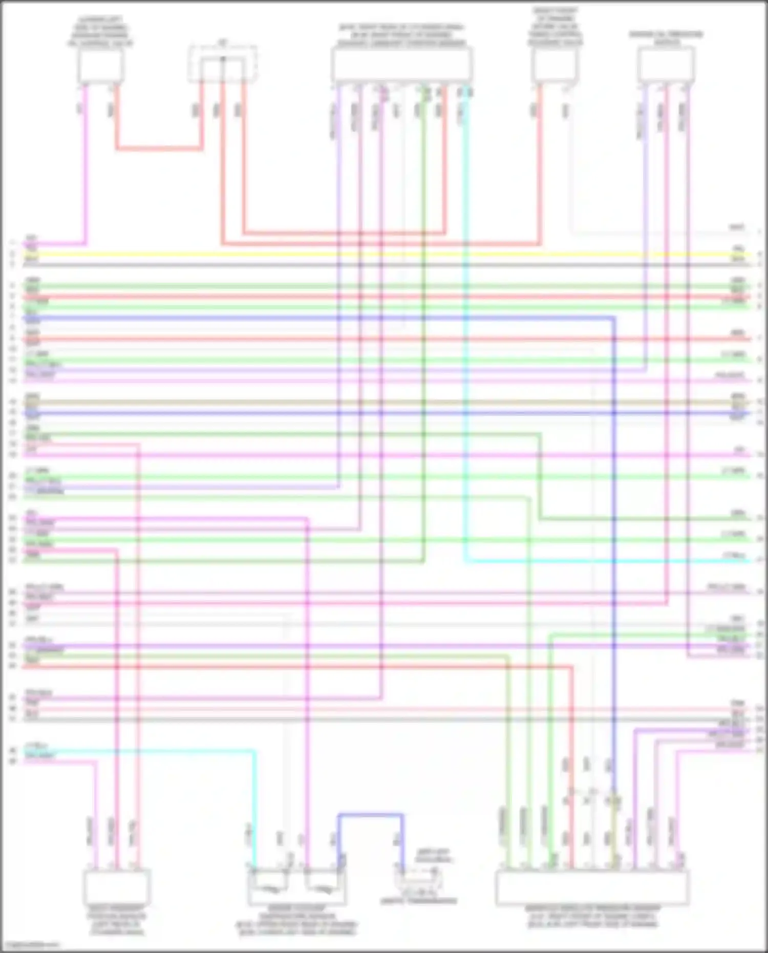 Wiring diagram ppl/lt blu for Mitsubishi Outlander IV (2021-2024) (38 of 40)