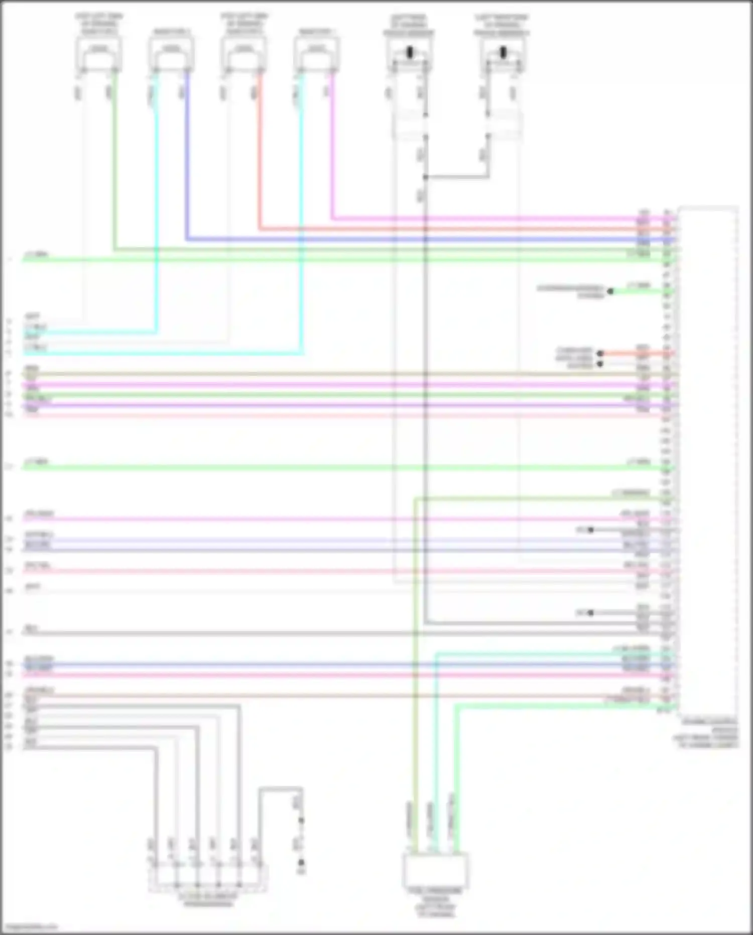 Wiring diagram ppl/yel for Mitsubishi Outlander IV (2021-2024) (30 of 32)