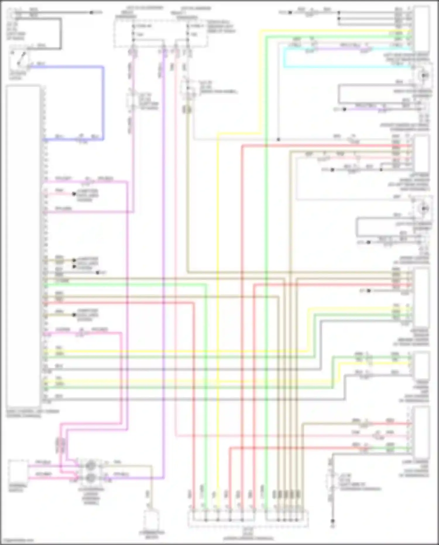 Wiring diagram red for Mitsubishi Outlander IV (2021-2024) (42 of 74)