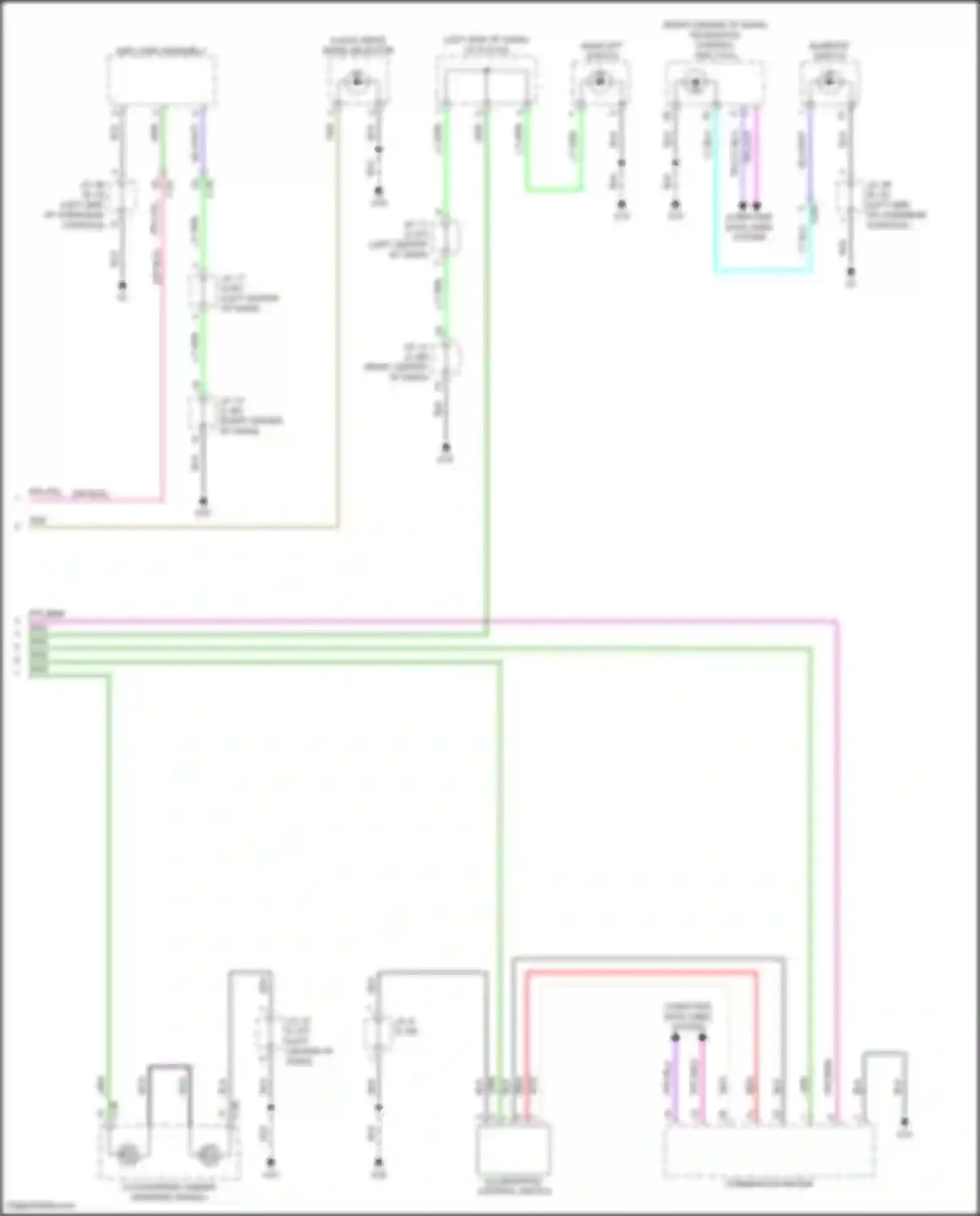 Wiring diagram blu/wht for Mitsubishi Outlander IV (2021-2024)