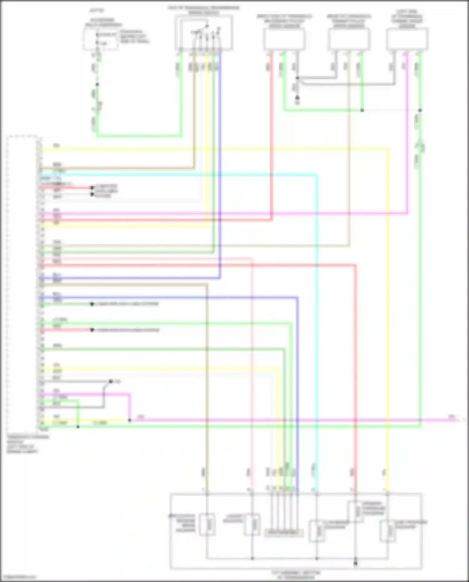 Wiring diagram primary pressure solenoid for Mitsubishi Outlander IV (2021-2024)