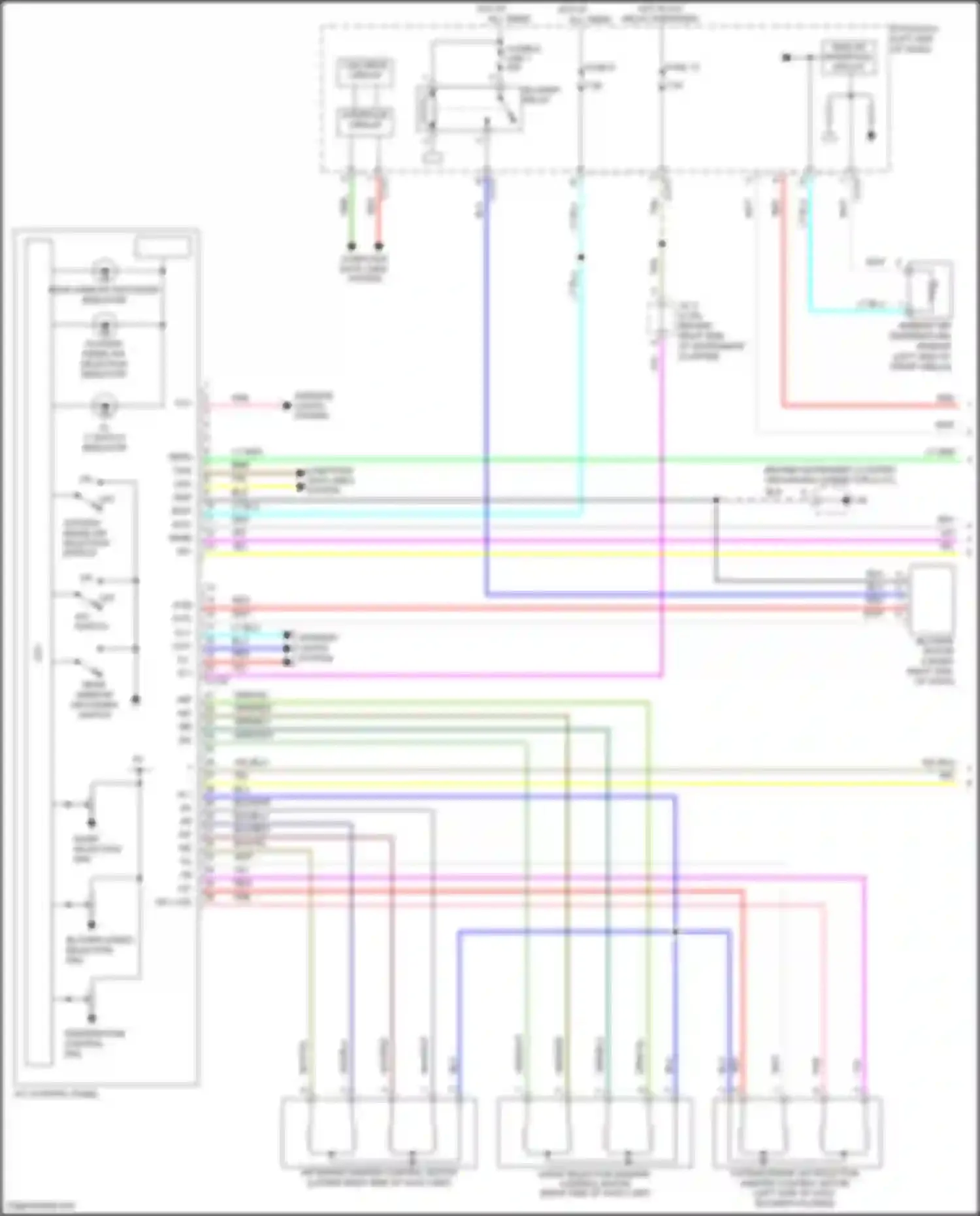 RVR Mitsubishi III facelift 3 (2019-2024): Automatic a/c circuit (1 of 2)