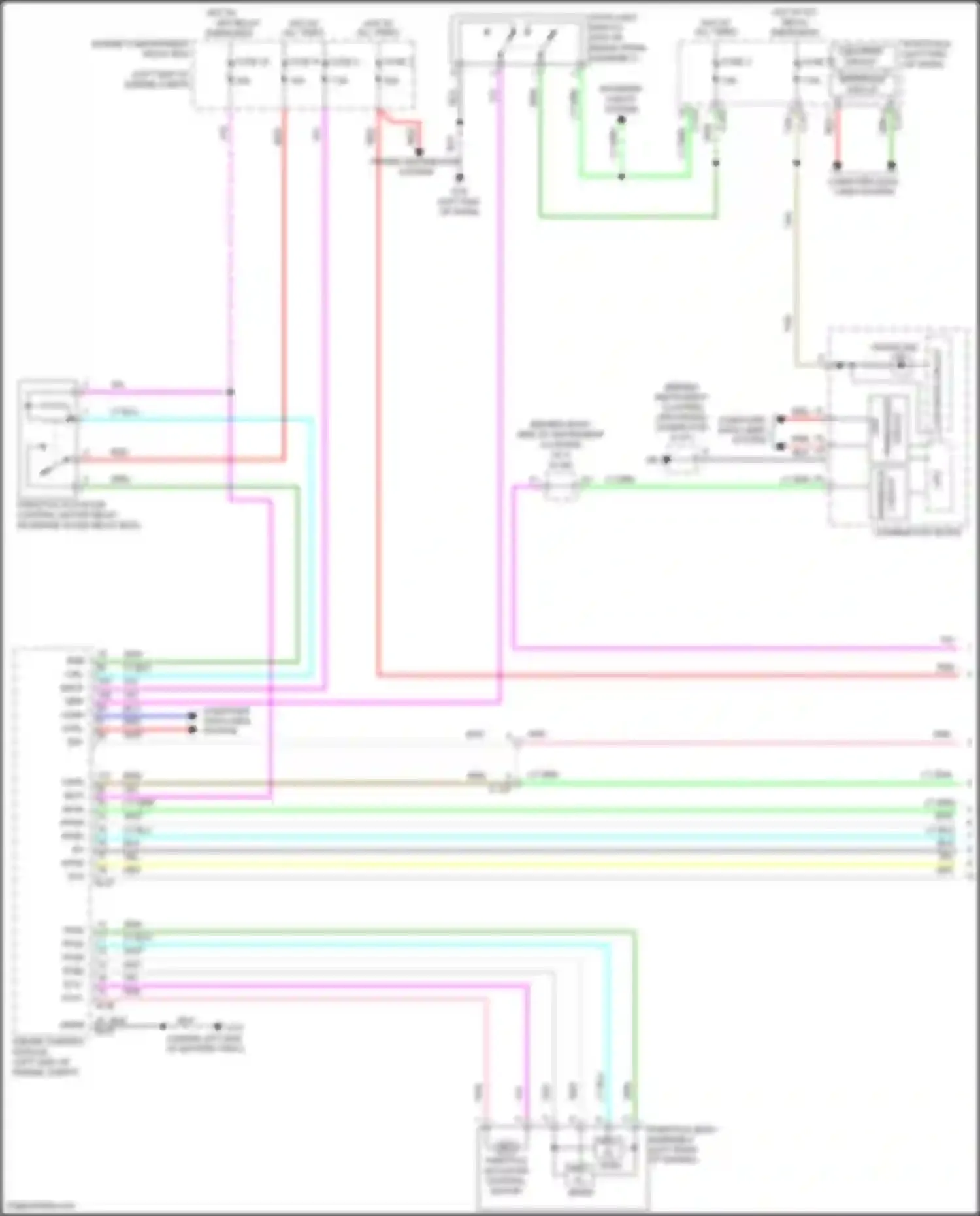 RVR Mitsubishi III facelift 3 (2019-2024): Cruise control circuit (1 of 2)
