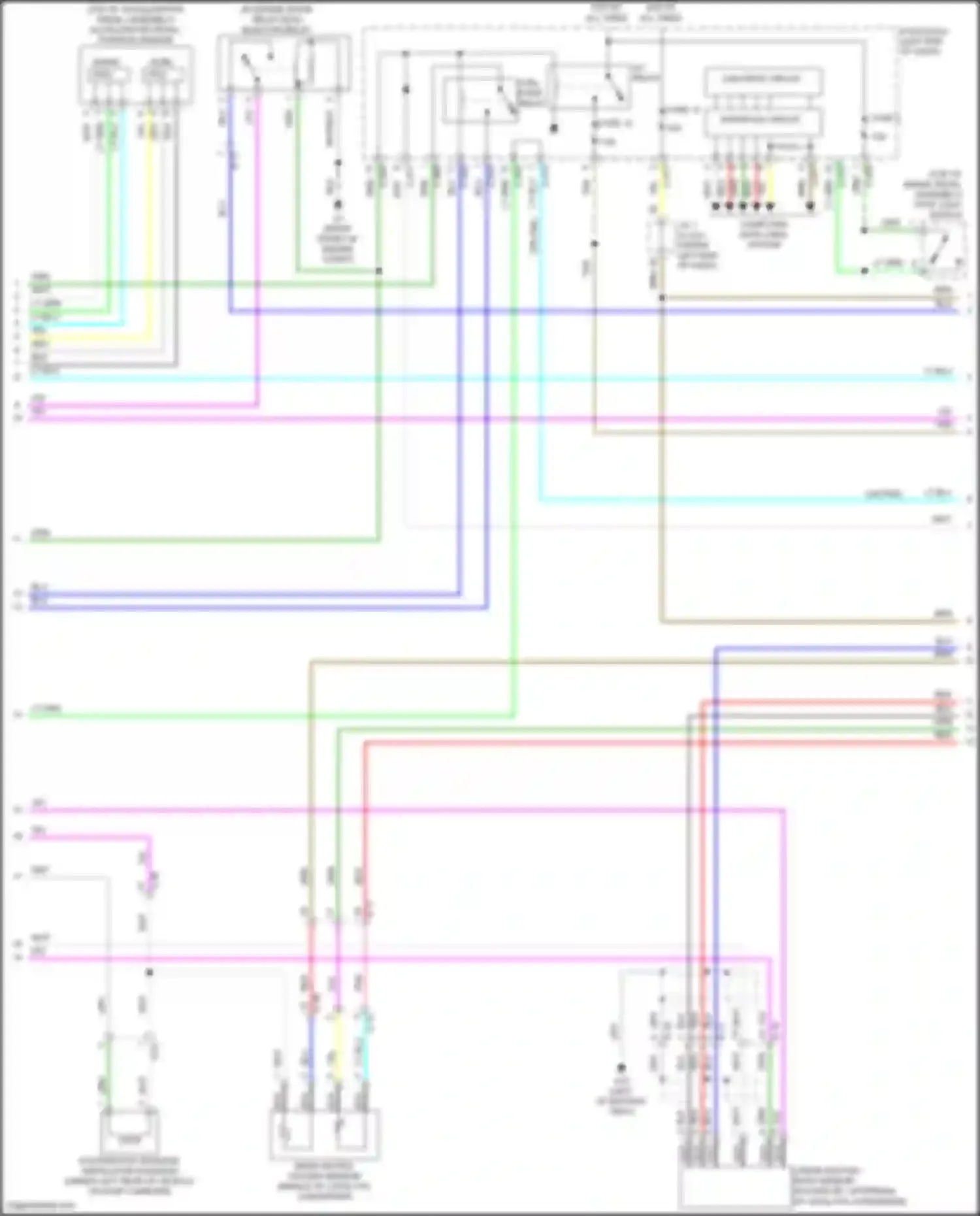 RVR Mitsubishi III facelift 3 (2019-2024): Wiring diagram engine performance 2.0l (2 of 4)