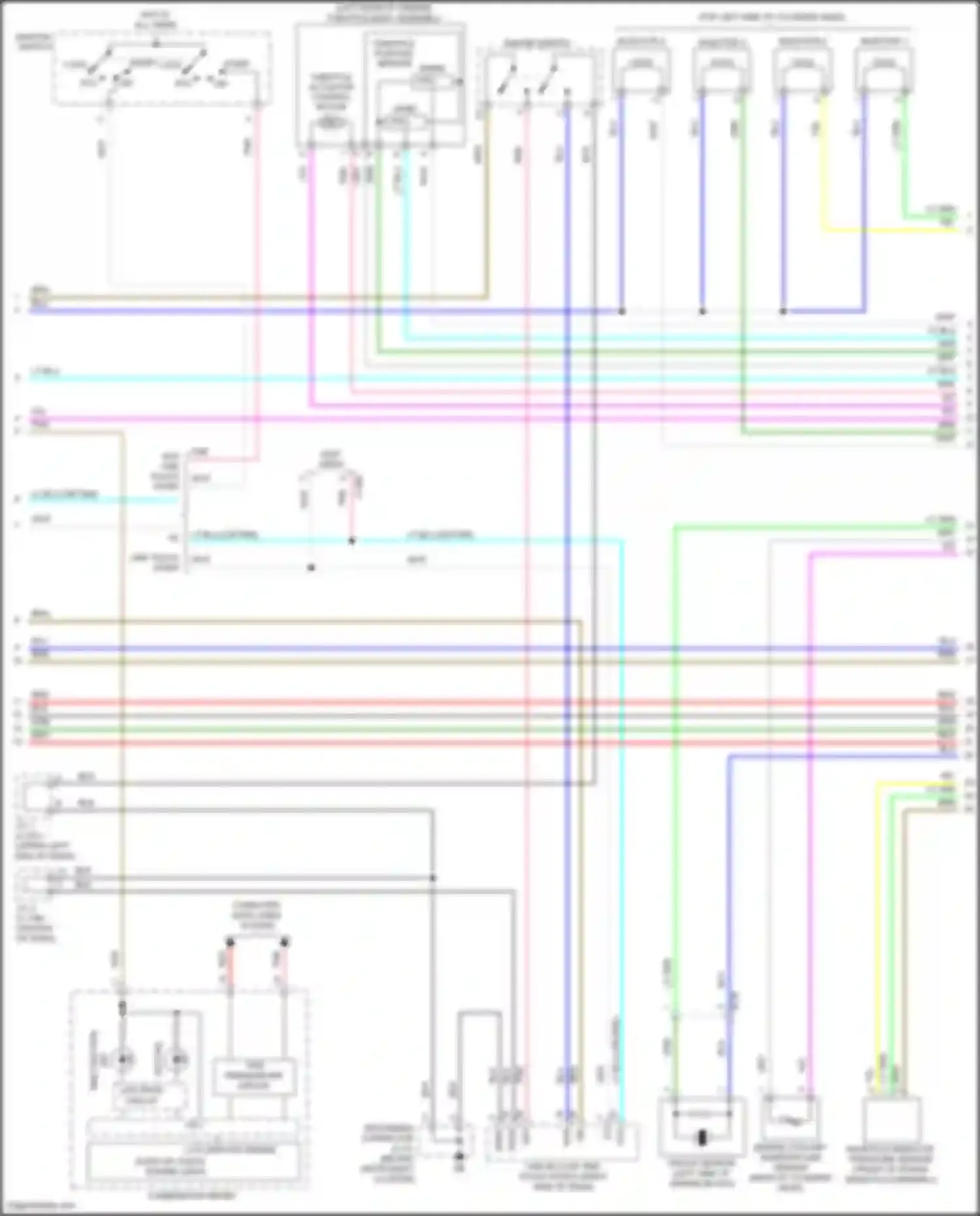 RVR Mitsubishi III facelift 3 (2019-2024): Wiring diagram engine performance 2.0l (3 of 4)