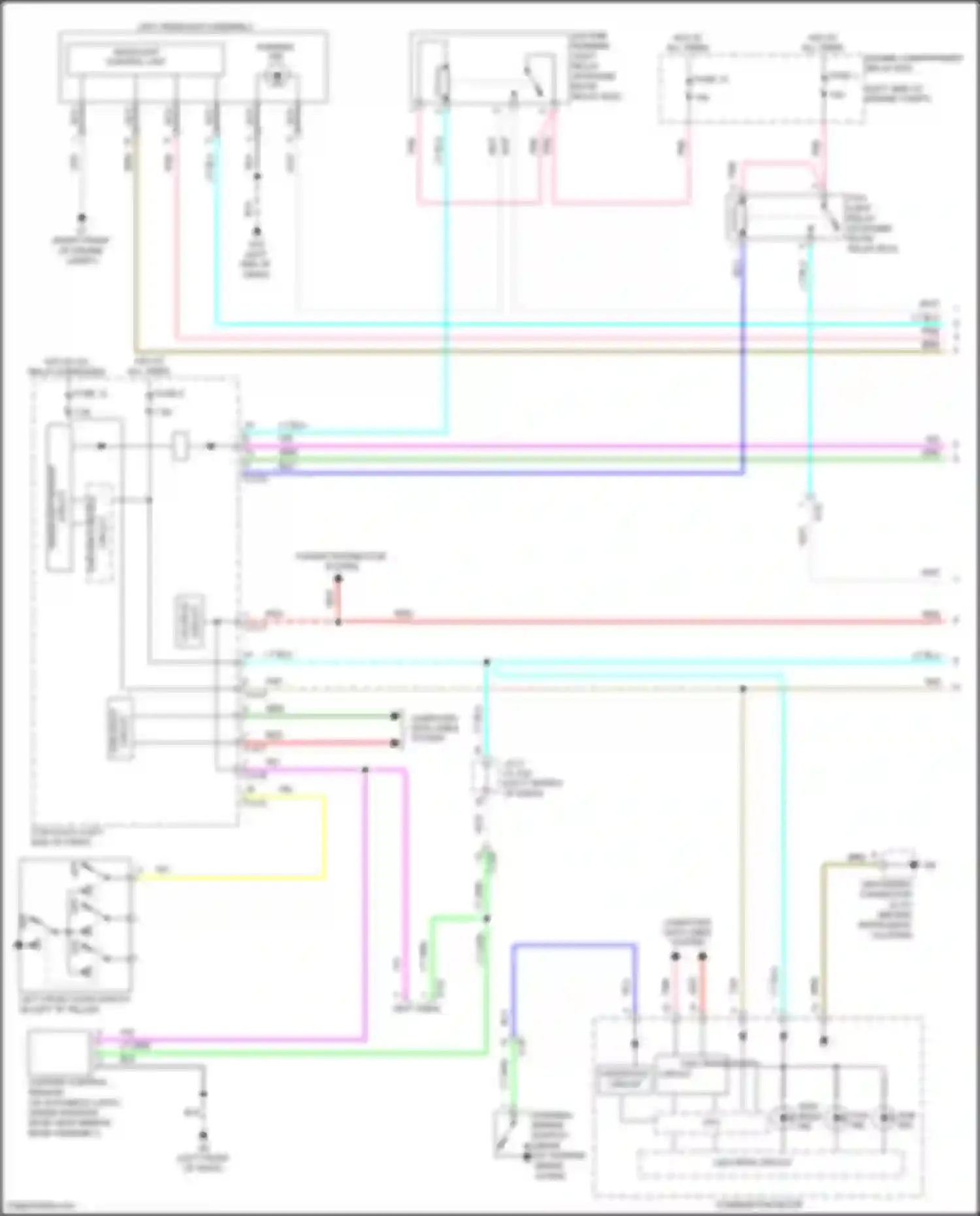 RVR Mitsubishi III facelift 3 (2019-2024): Headlights circuit, w/ high intensity discharge (1 of 2)