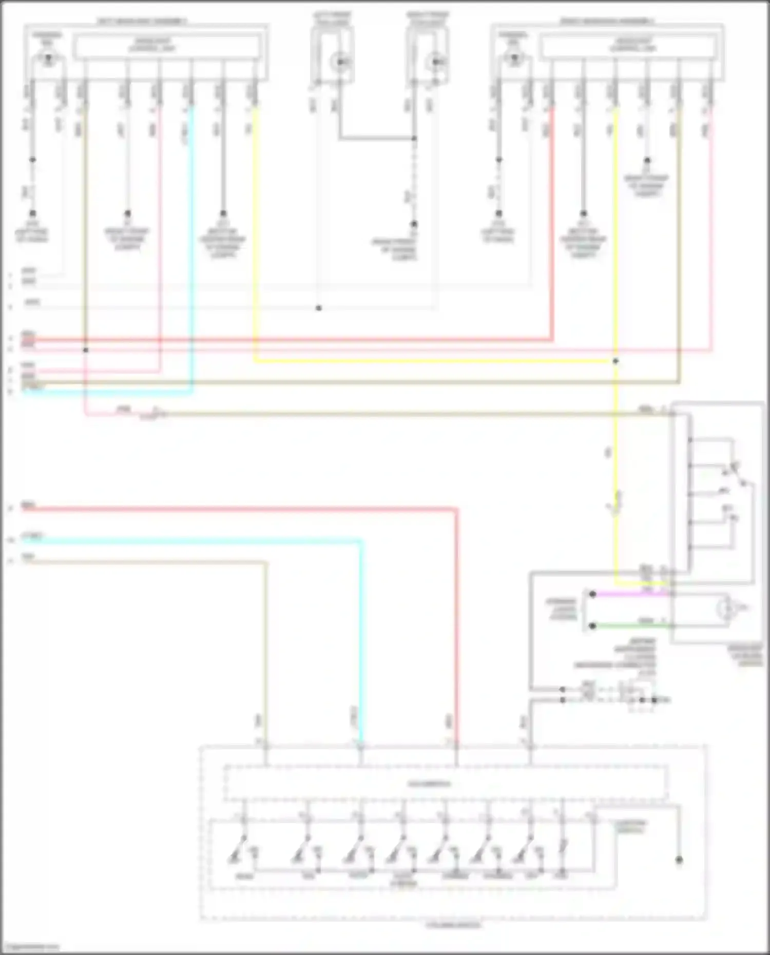 RVR Mitsubishi III facelift 3 (2019-2024): Headlights circuit, w/o high intensity discharge (2 of 2)