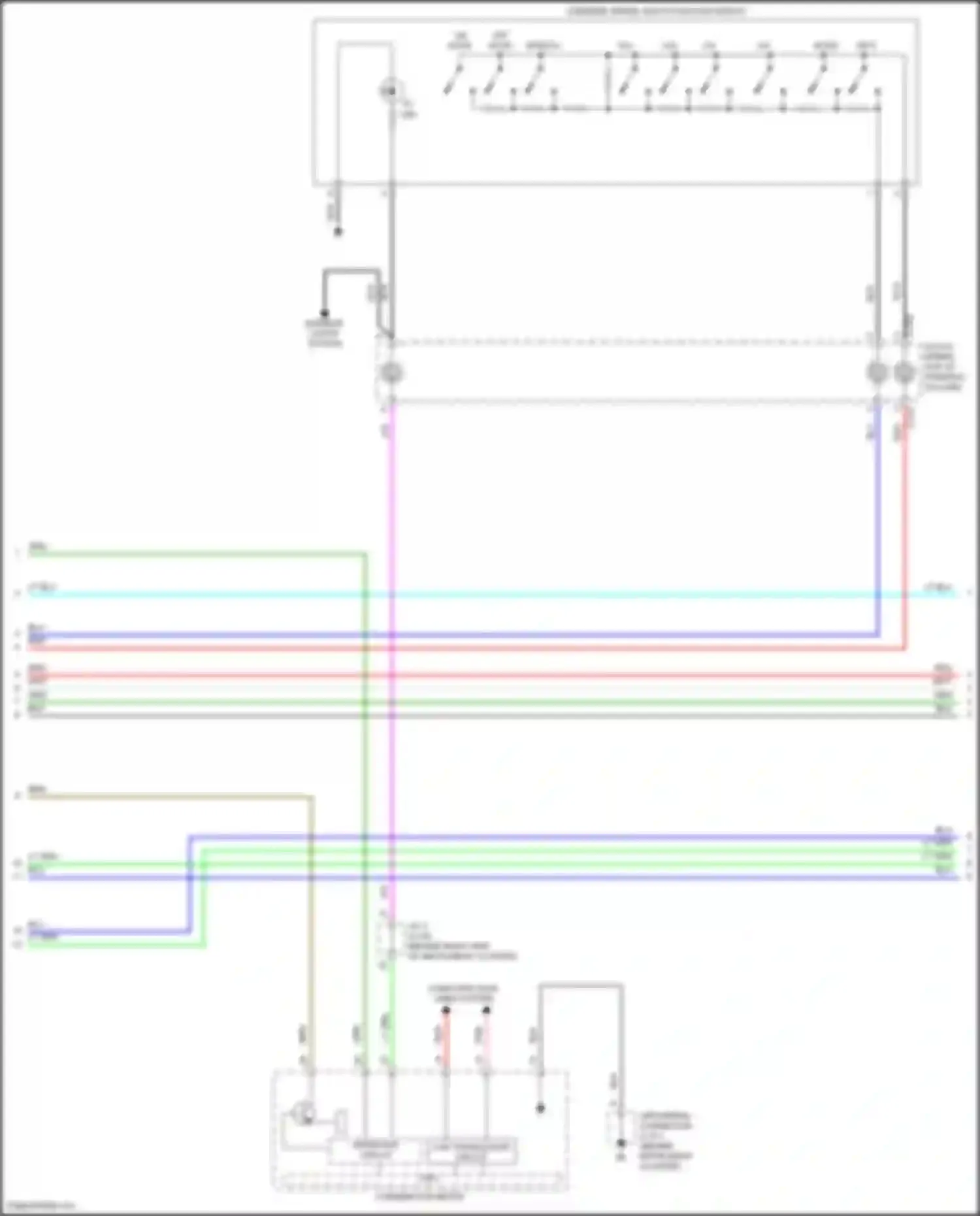 RVR Mitsubishi III facelift 3 (2019-2024): Navigation circuit, w/ amplifier (2 of 3)