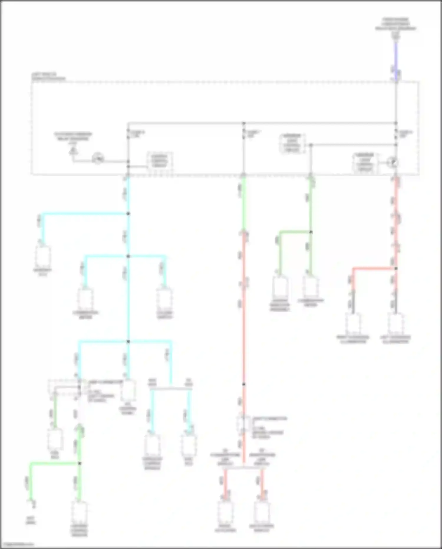RVR Mitsubishi III facelift 3 (2019-2024): Power distribution circuit (6 of 6)
