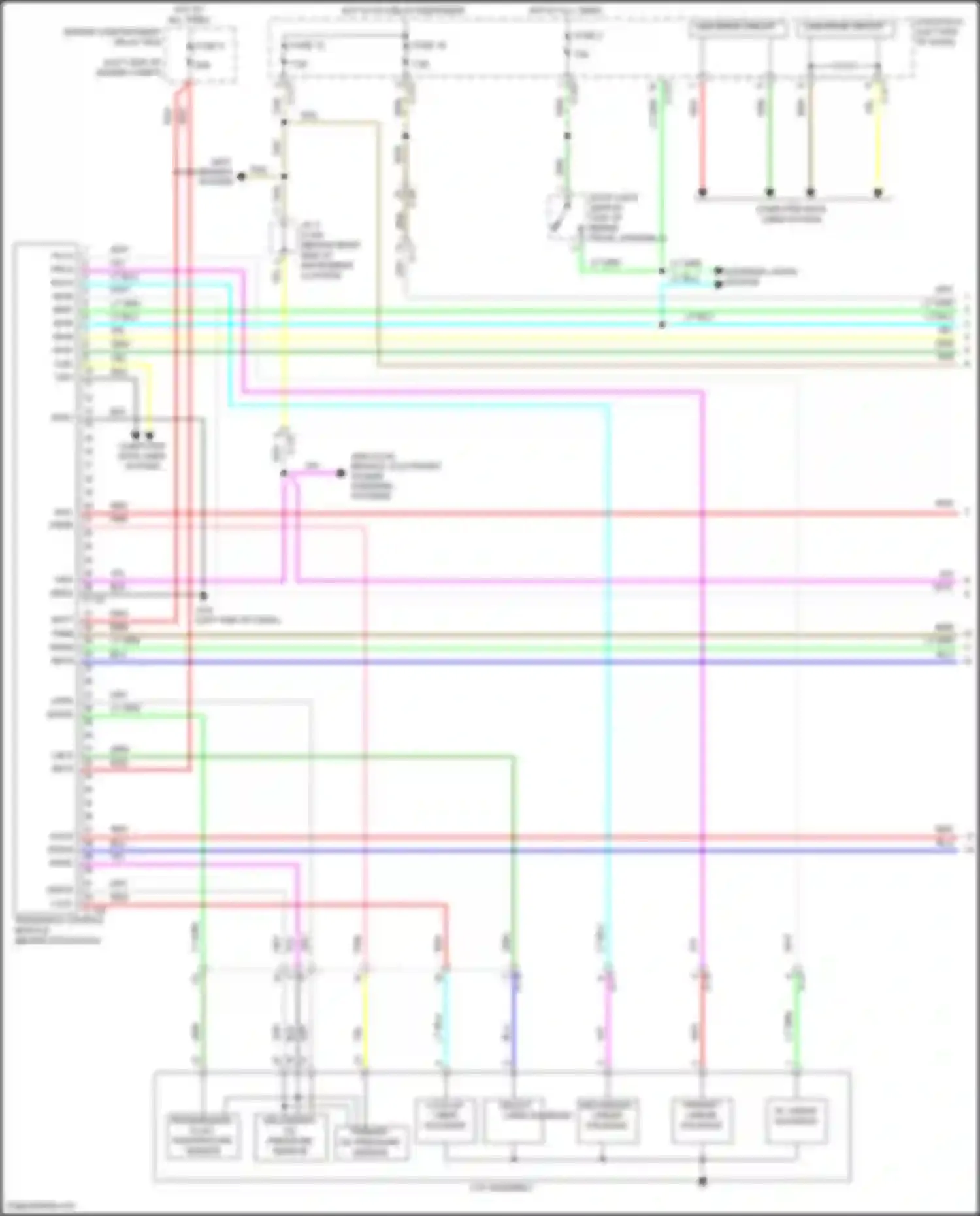 RVR Mitsubishi III facelift 3 (2019-2024): Cvt circuit (1 of 2)