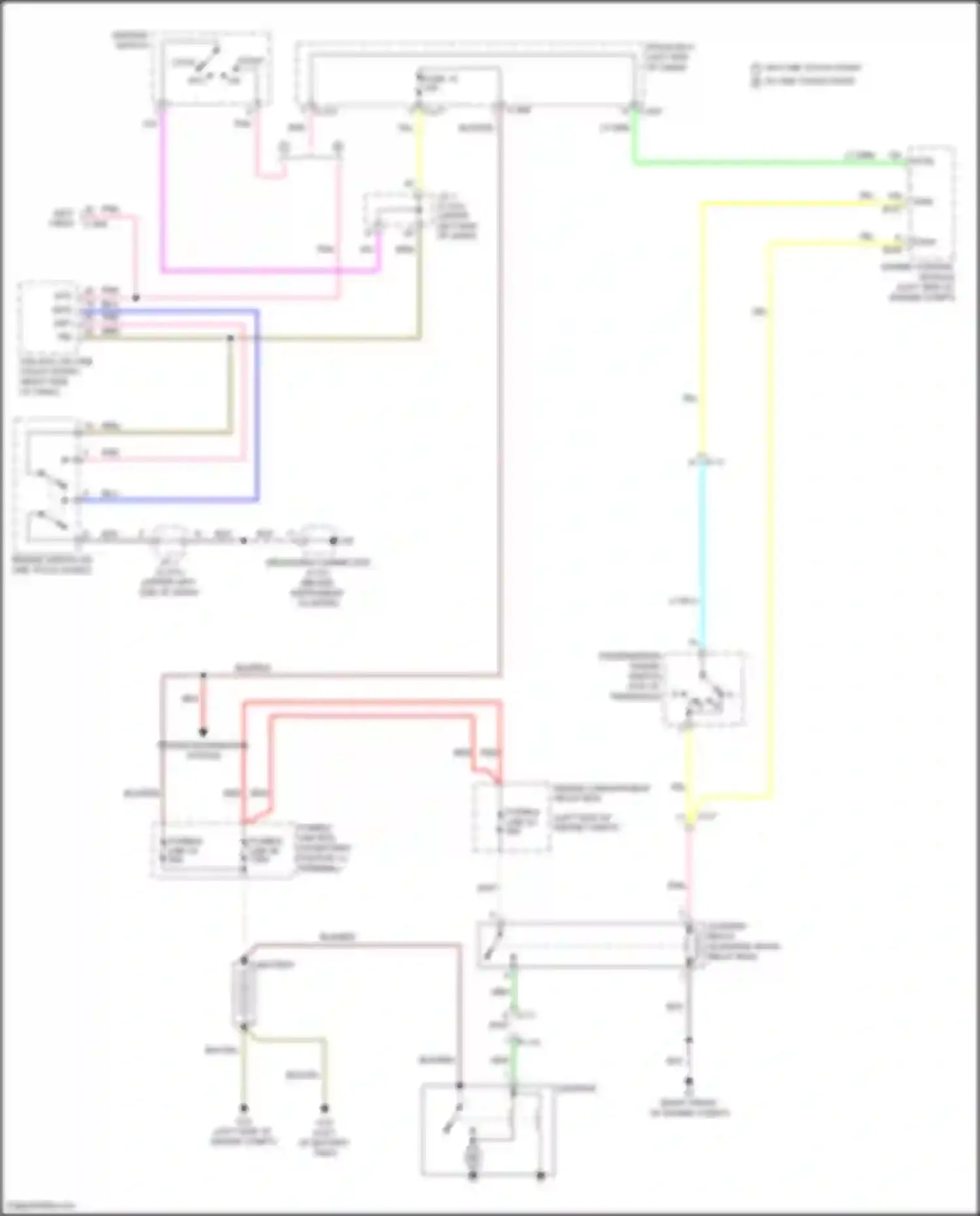 Wiring diagram b-27 for Mitsubishi RVR III facelift 3 (2019-2024) (6 of 8)