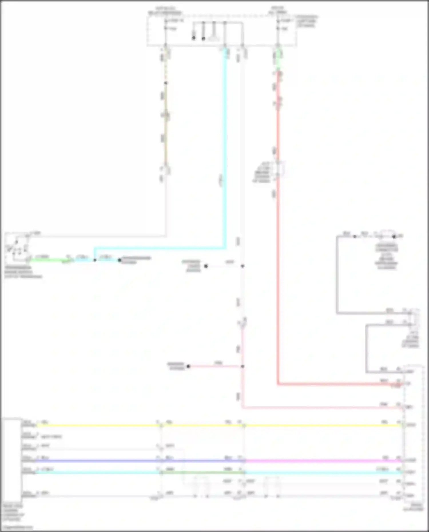 Wiring diagram c-127 for Mitsubishi RVR III facelift 3 (2019-2024) (8 of 18)