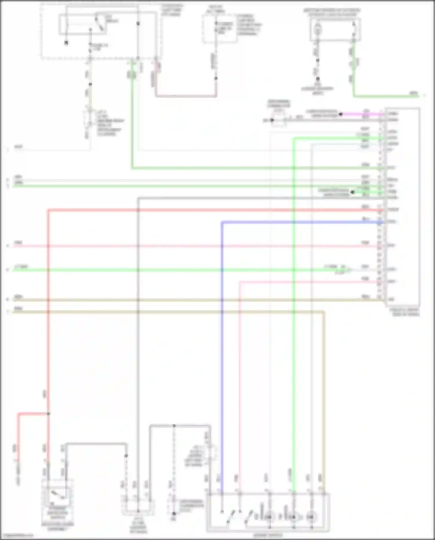 Wiring diagram c-127 for Mitsubishi RVR III facelift 3 (2019-2024) (7 of 18)