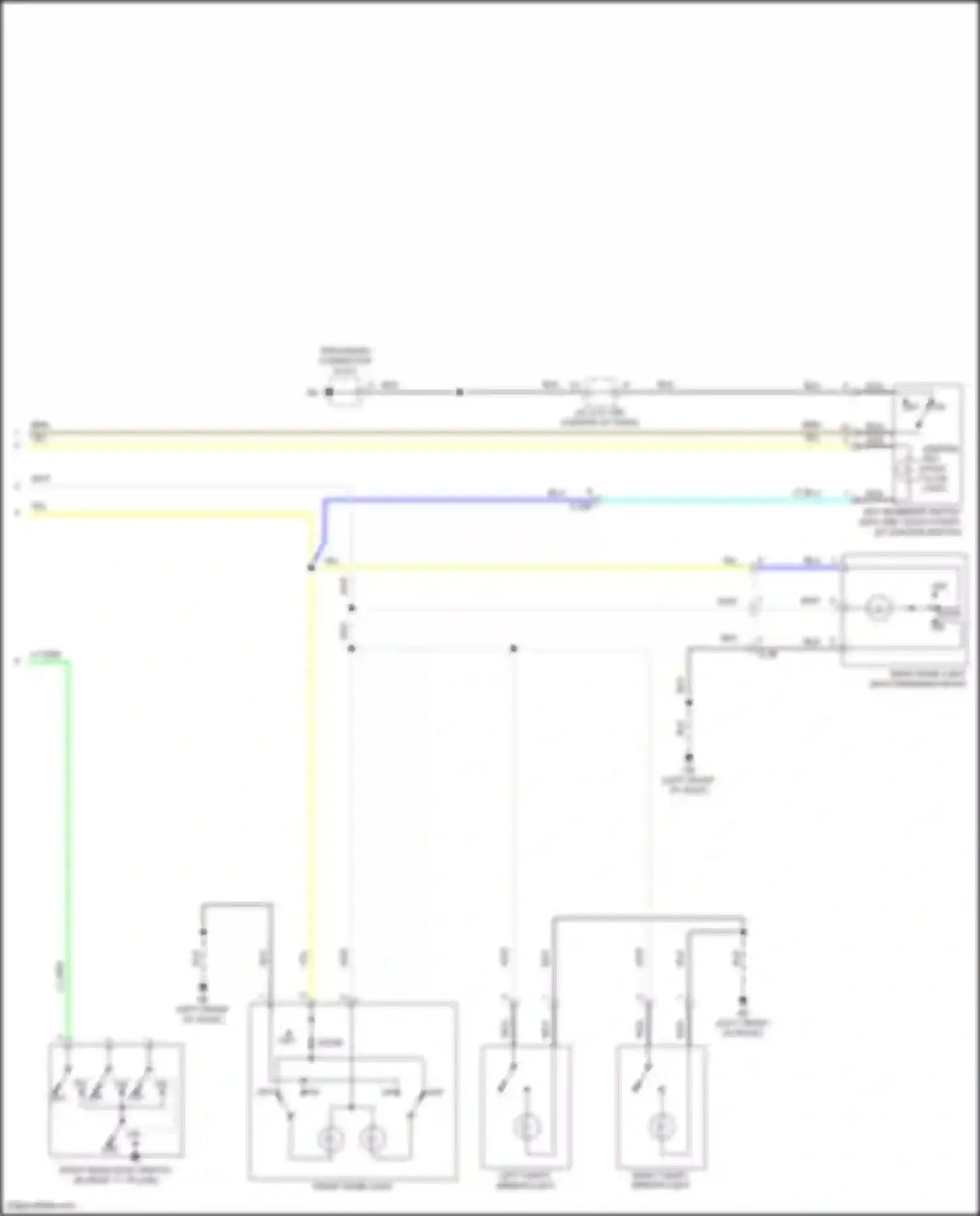 Wiring diagram e-06 for Mitsubishi RVR III facelift 3 (2019-2024) (1 of 2)