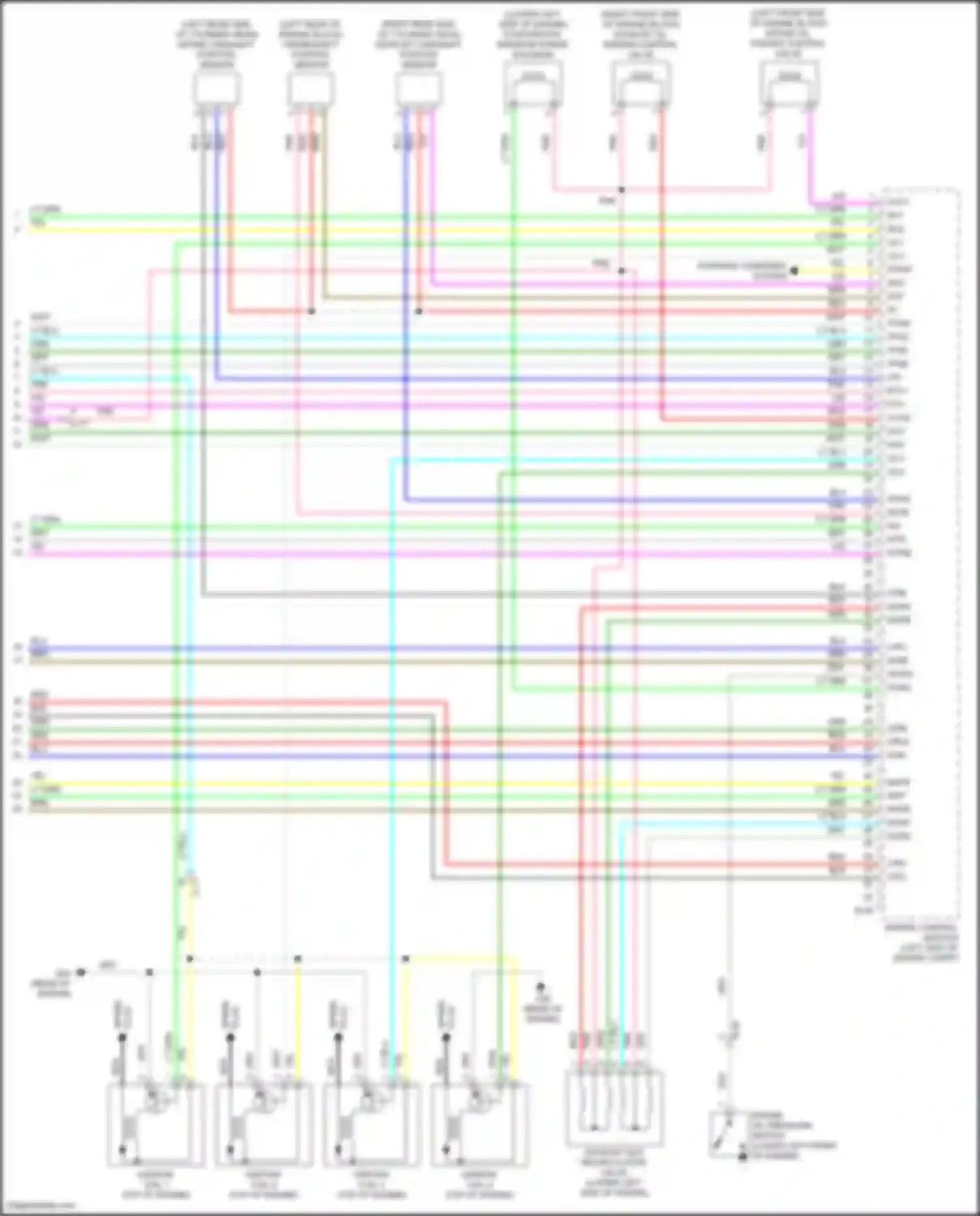 Wiring diagram engine oil pressure switch for Mitsubishi RVR III facelift 3 (2019-2024) (2 of 3)
