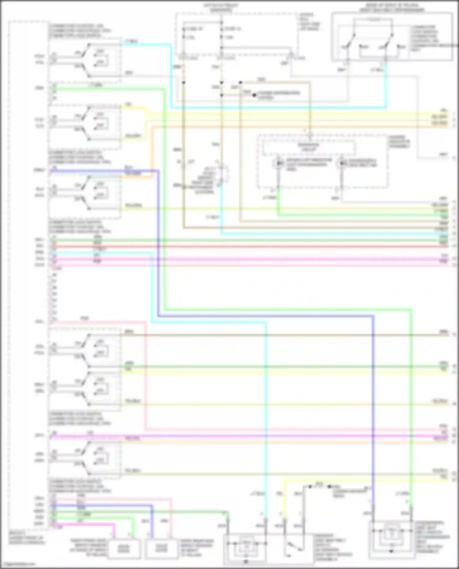 Wiring diagram fuse 18 for Mitsubishi RVR III facelift 3 (2019-2024) (10 of 11)