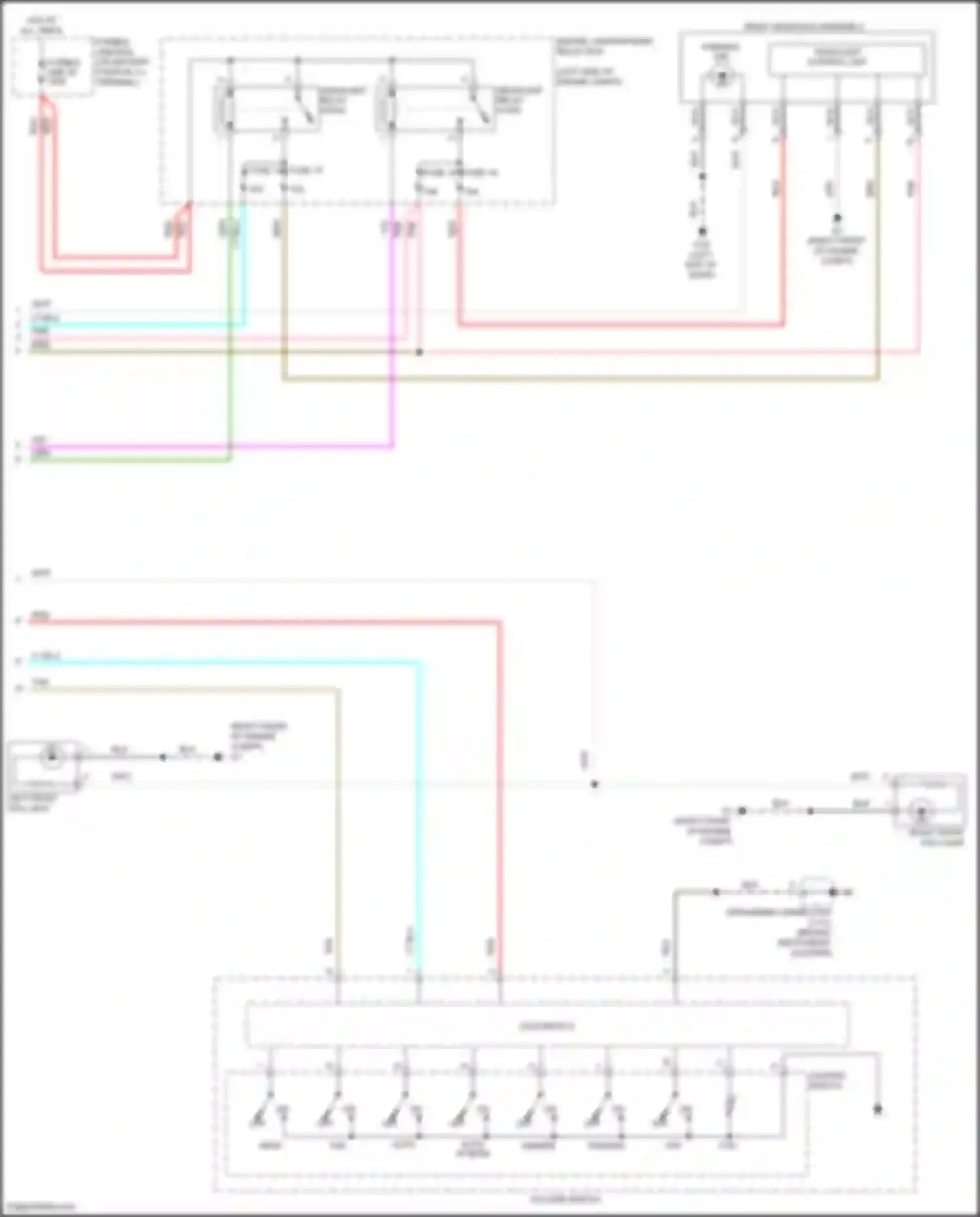 Wiring diagram fuse 19 for Mitsubishi RVR III facelift 3 (2019-2024) (1 of 3)