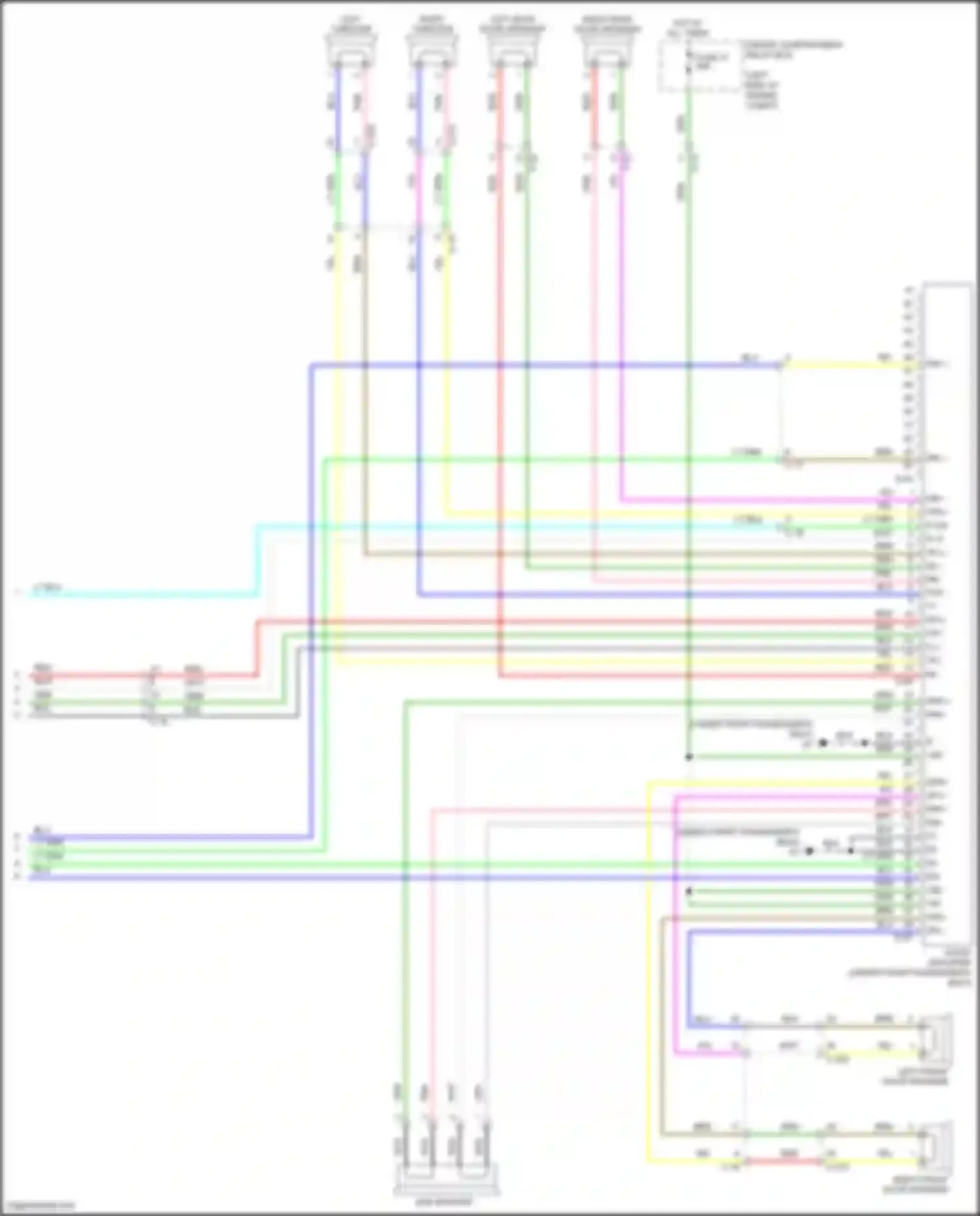 Wiring diagram tfr- for Mitsubishi RVR III facelift 3 (2019-2024) (1 of 2)
