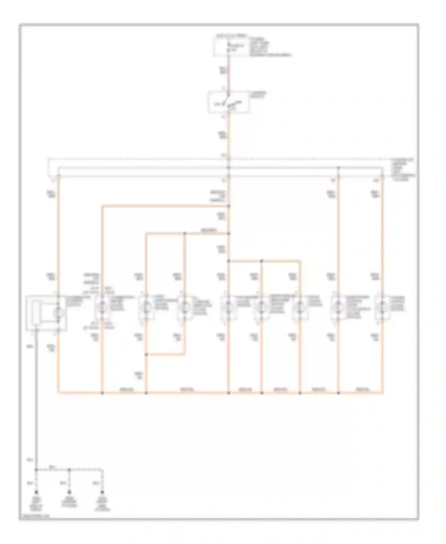 200SX Nissan S14 (1993-2000): Instrument illumination circuit