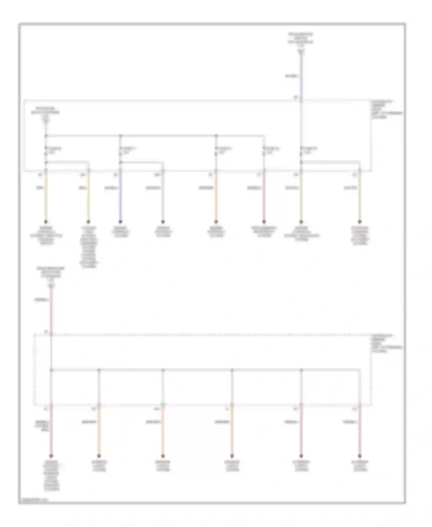 Wiring diagram engine controls system, interior lights system, warning systems for Nissan 200SX S14 (1993-2000) (1 of 1)