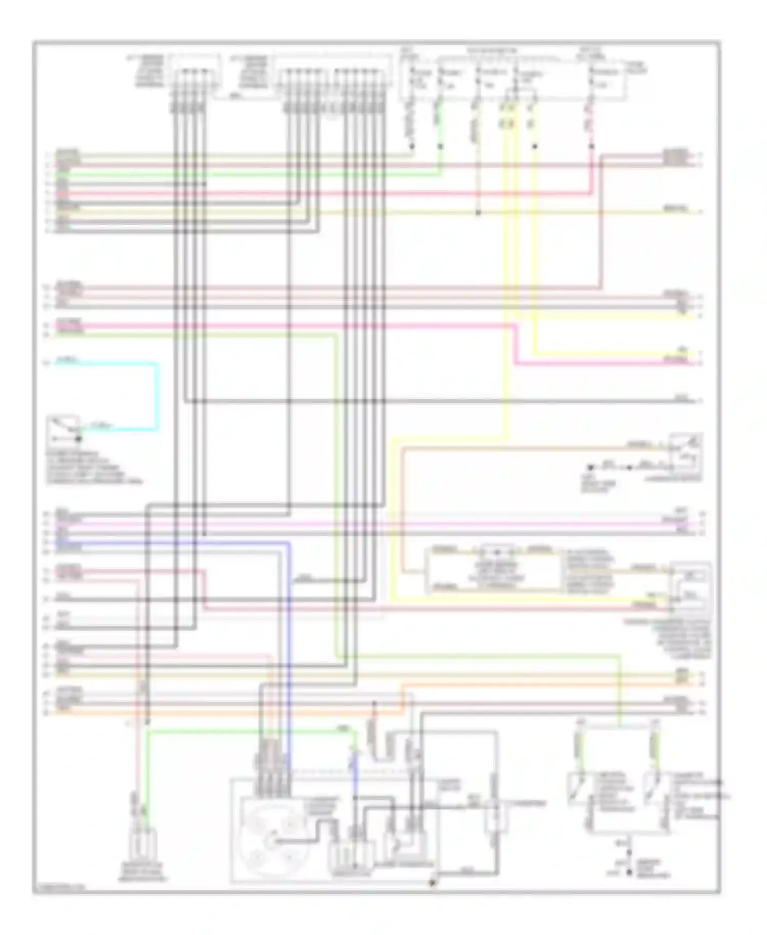 Wiring diagram fuse block for Nissan 200SX S14 (1993-2000) (6 of 7)