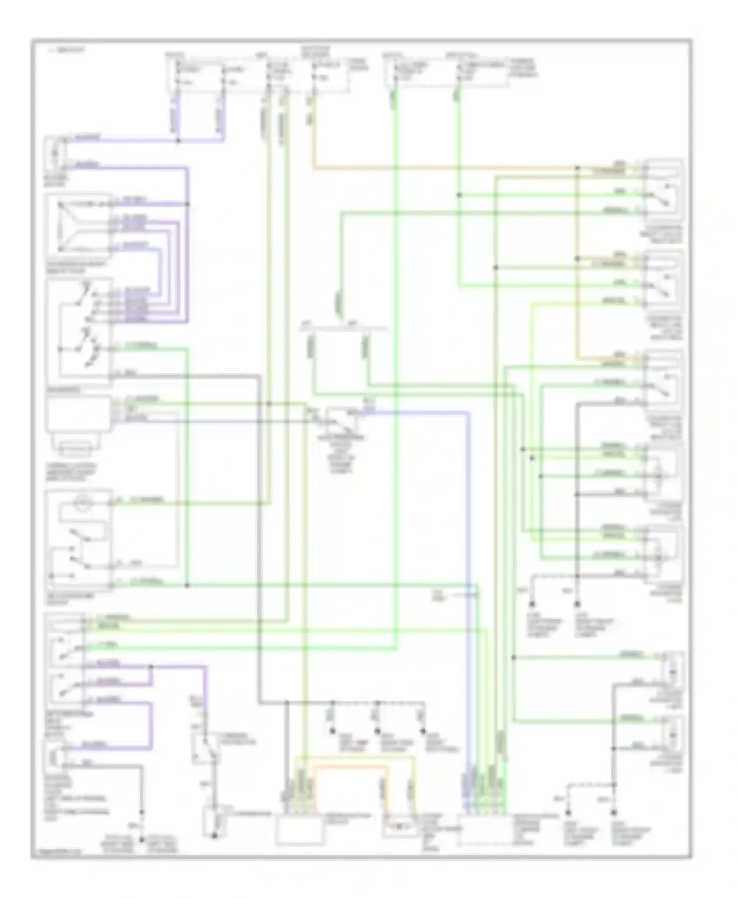 Wiring diagram hot in on fuse 6 for Nissan 200SX S14 (1993-2000) (1 of 1)