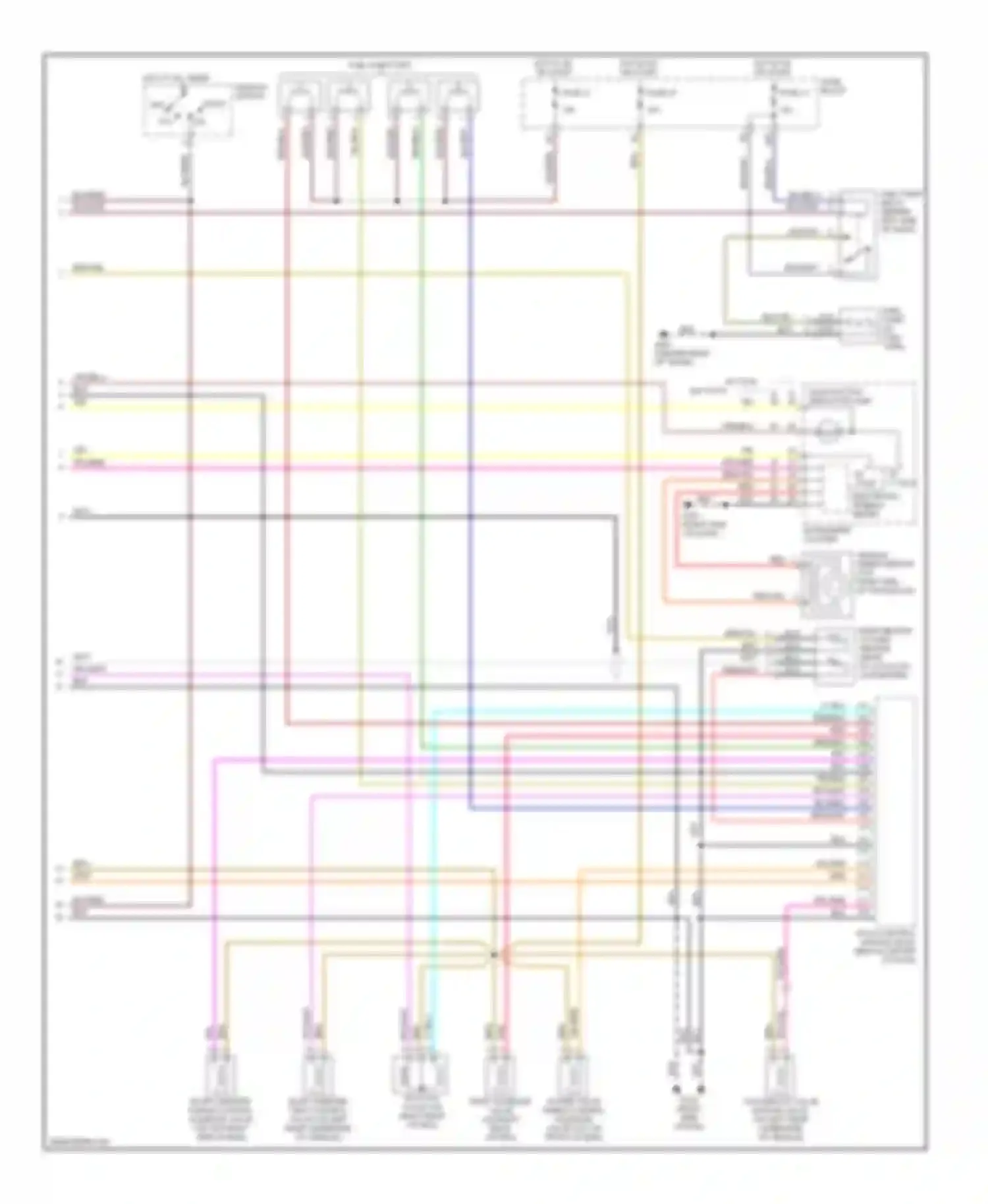 Wiring diagram malfunction indicator lamp for Nissan 200SX S14 (1993-2000) (1 of 2)