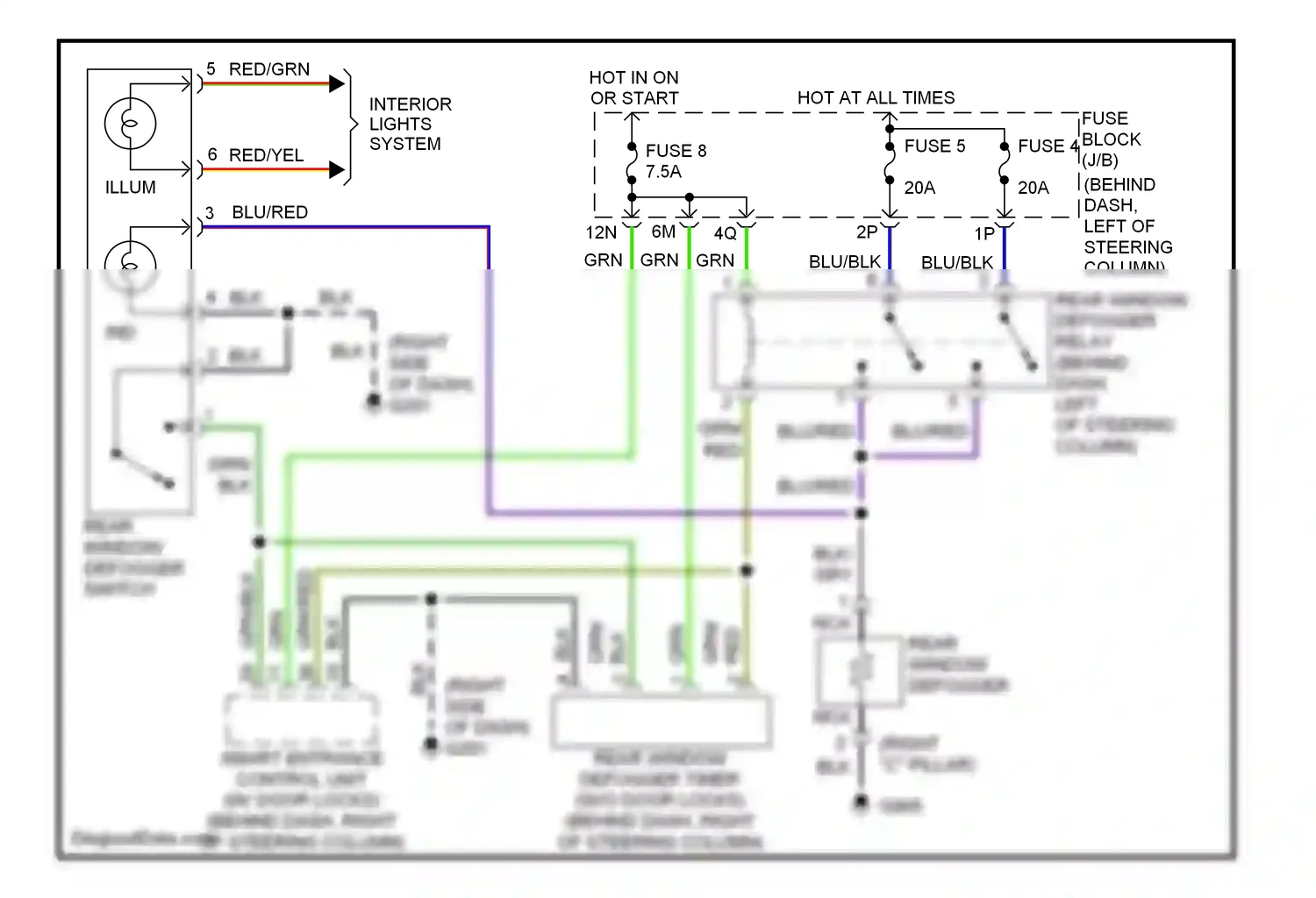 Wiring diagram nca for Nissan 200SX S14 (1993-2000) (2 of 19)