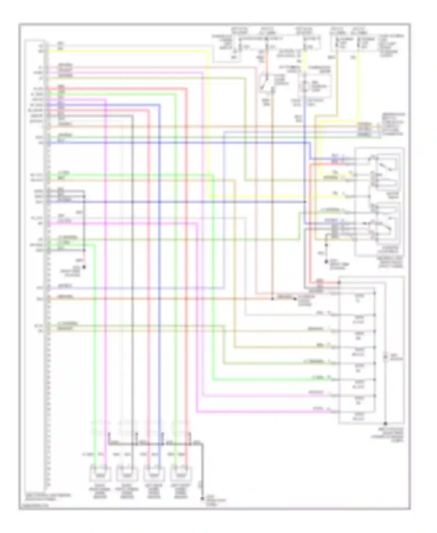 Wiring diagram stop lamp switch for Nissan 200SX S14 (1993-2000) (1 of 2)