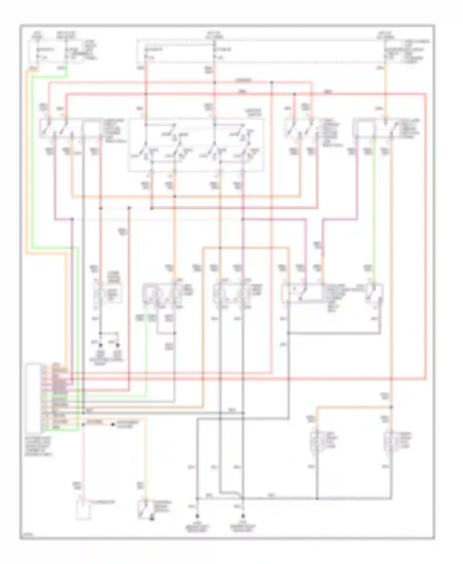 240SX Nissan S14 (1994-1999): Headlight circuit, with drl