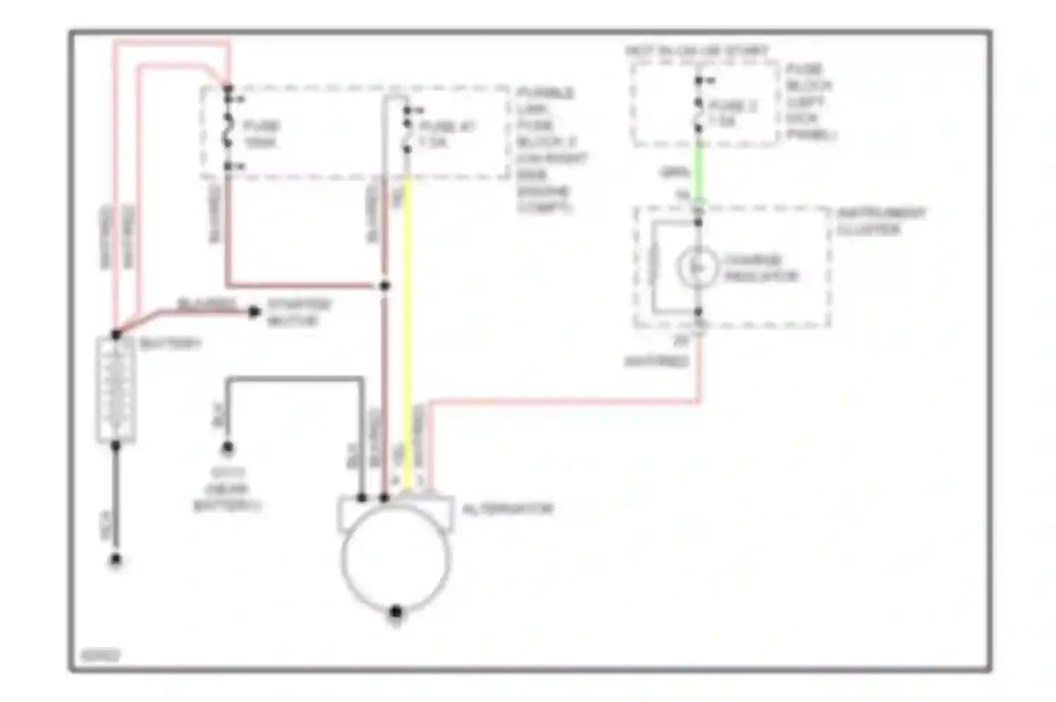 240SX Nissan S14 (1994-1999): Charging circuit